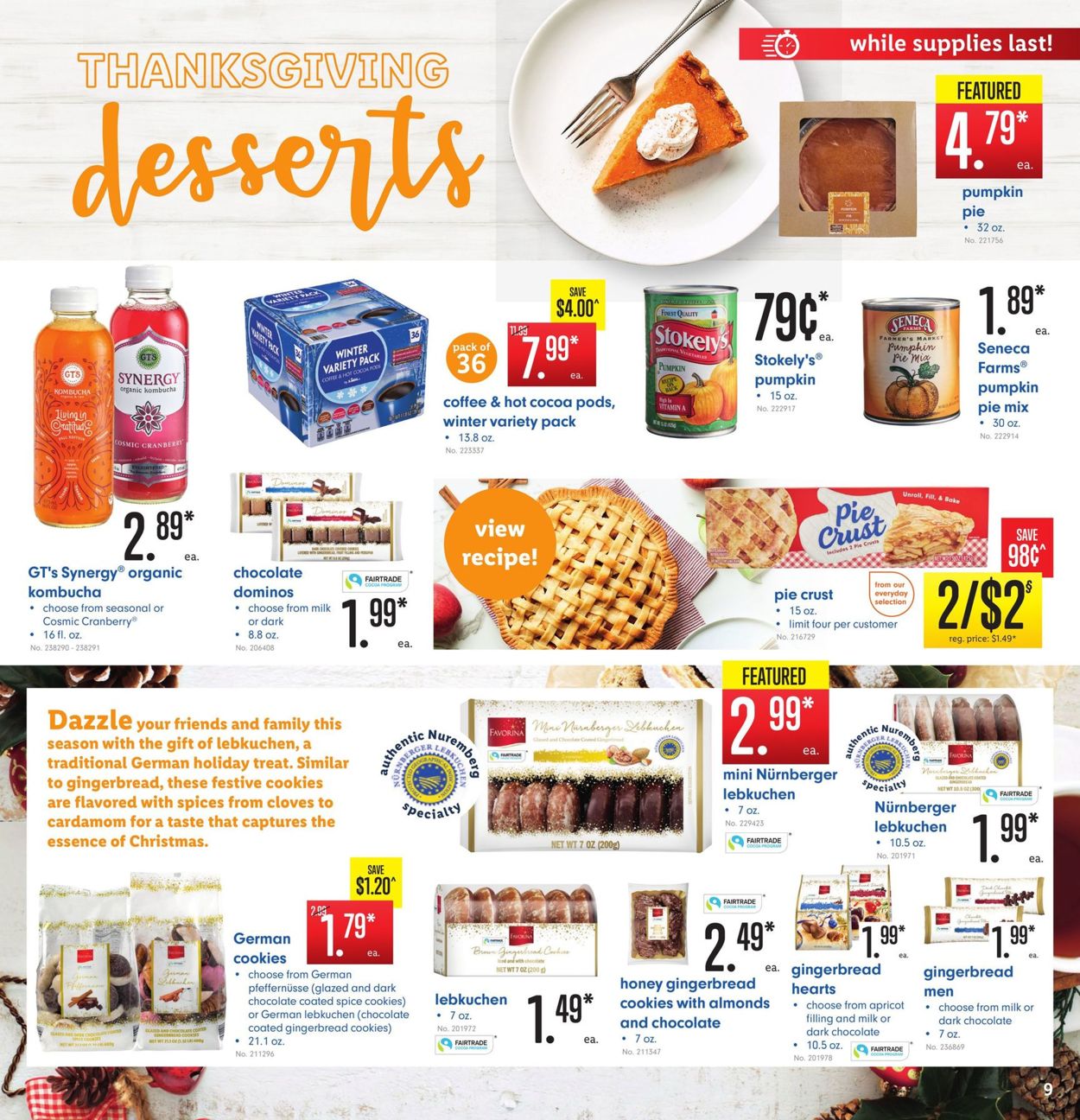 Catalogue Lidl - Thanksgiving Ad 2019 from 11/20/2019