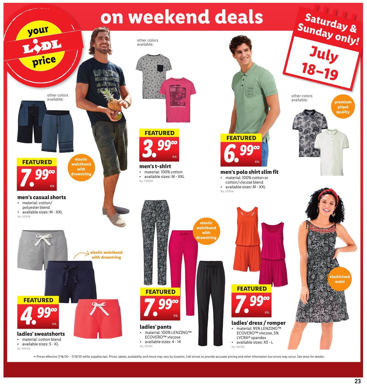 Catalogue Lidl from 07/15/2020