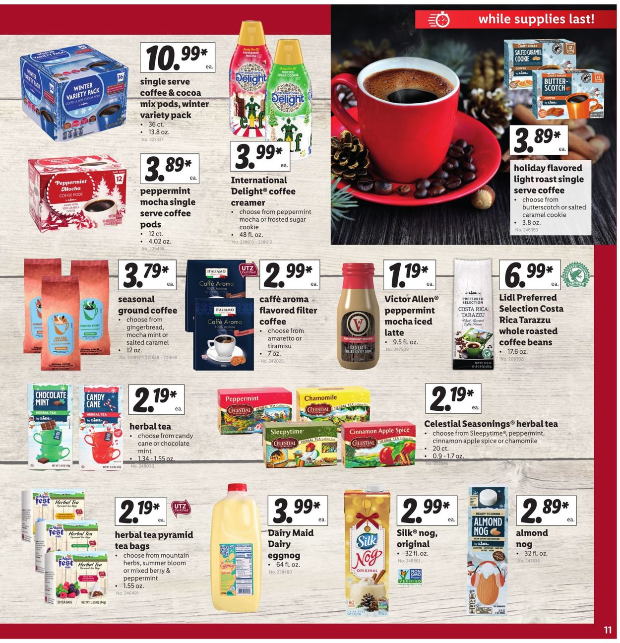 Catalogue Lidl Holidays 2020 from 11/11/2020