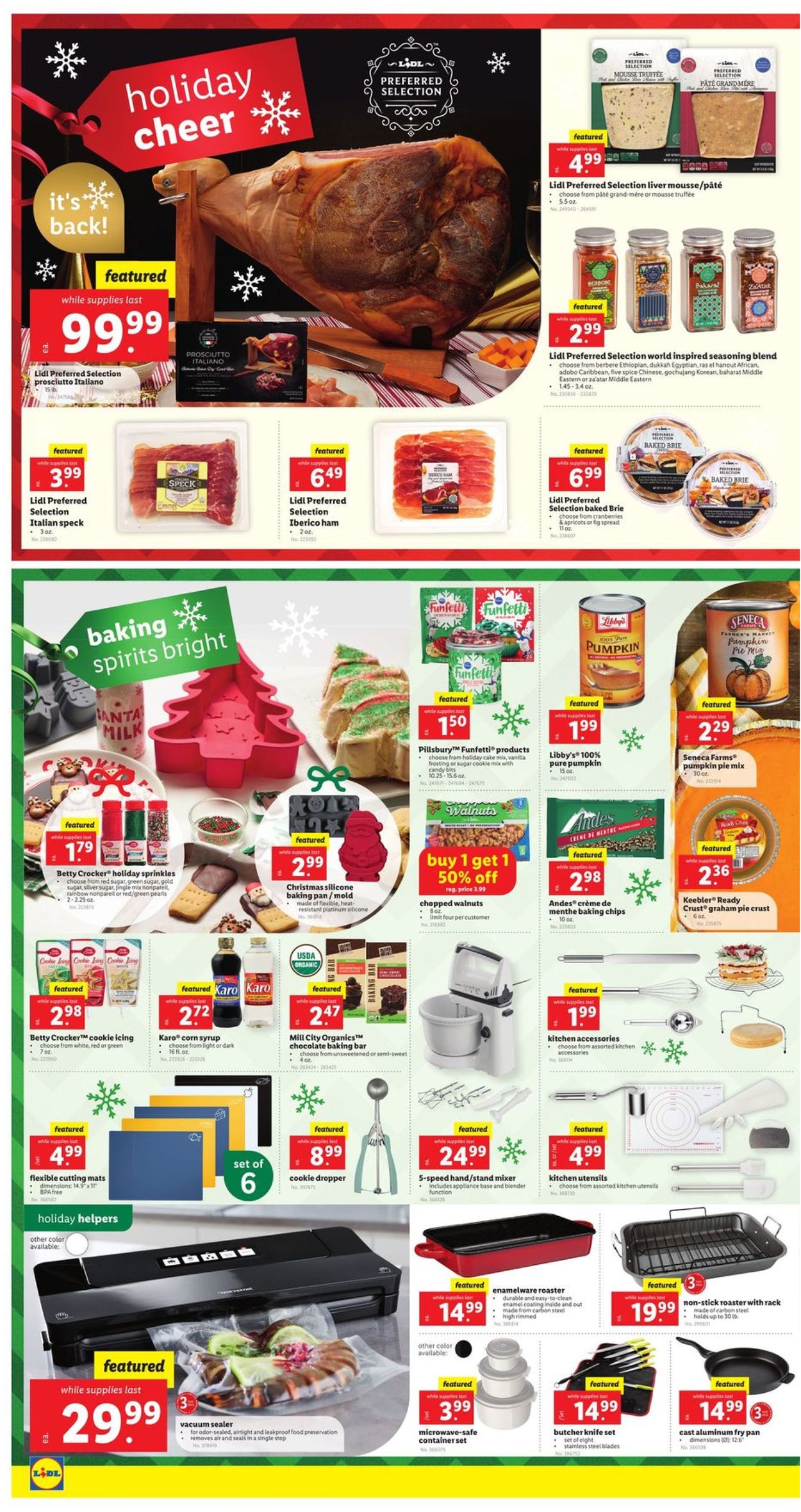 Catalogue Lidl HOLIDAY 2021 from 11/10/2021