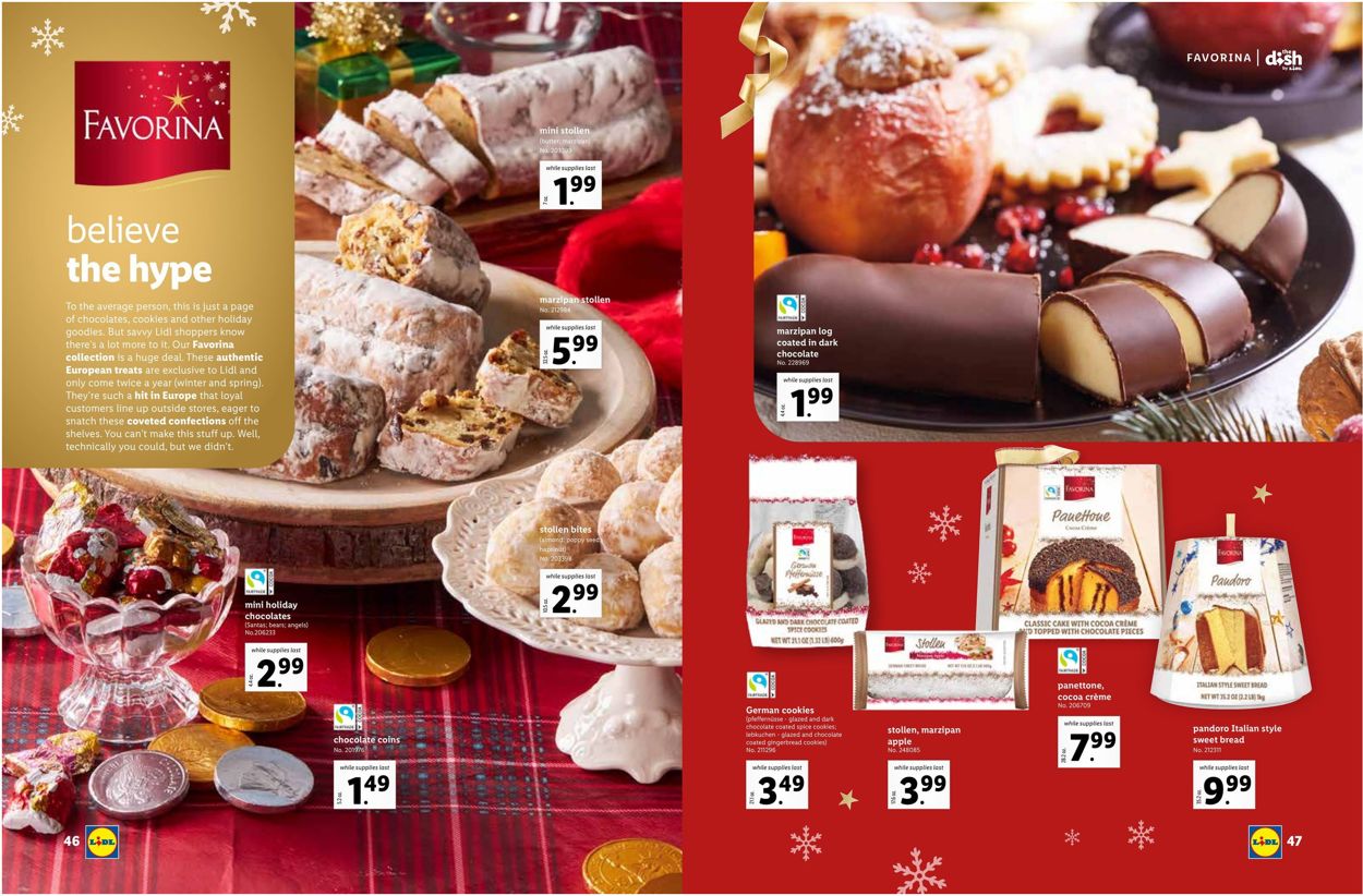 Catalogue Lidl HOLIDAY AD 2021 from 11/10/2021