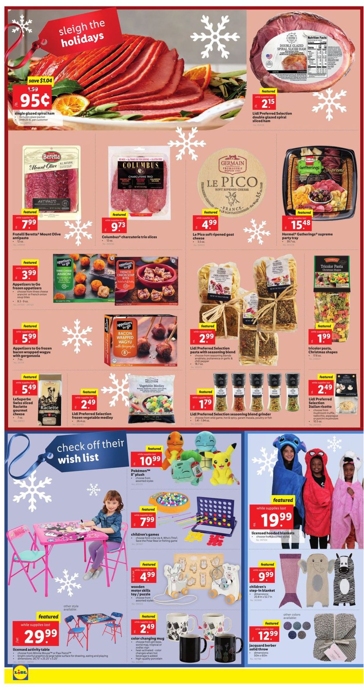 Catalogue Lidl HOLIDAY 2021 from 12/15/2021