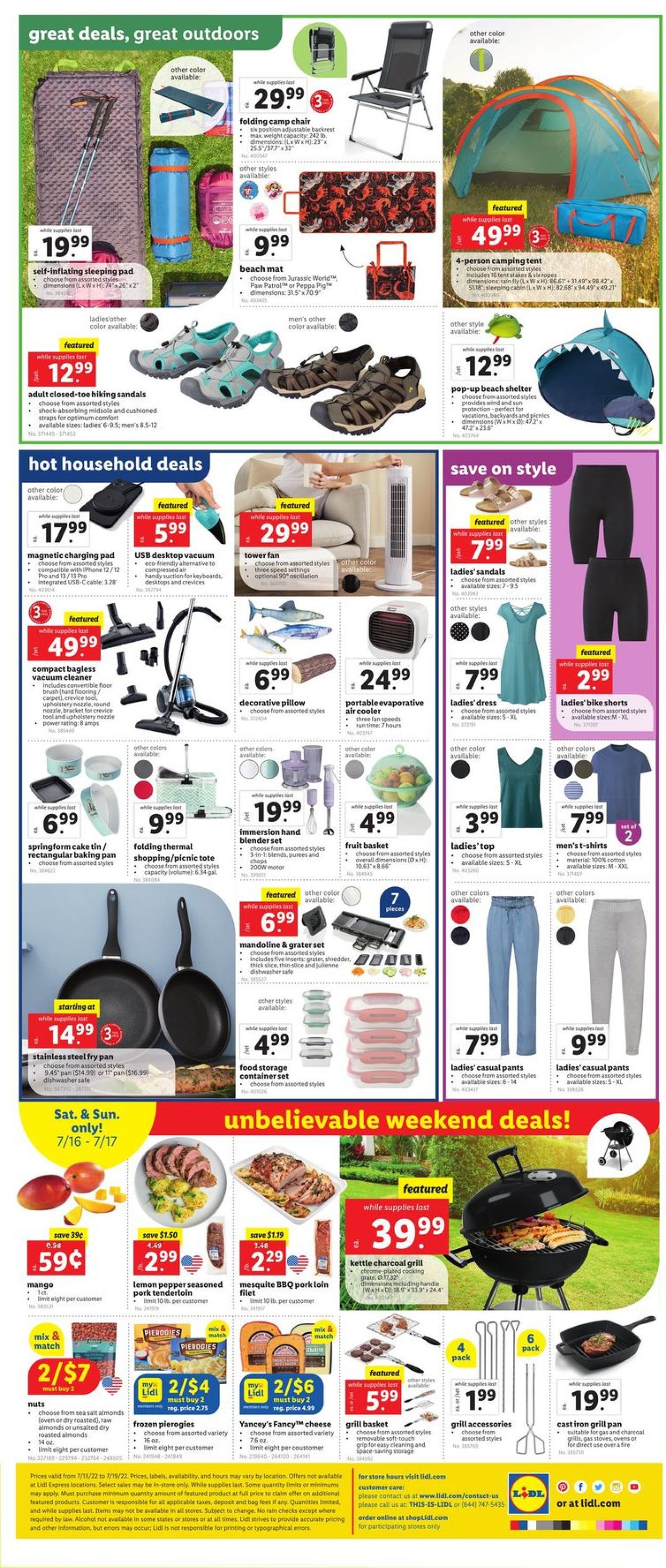 Catalogue Lidl from 07/13/2022