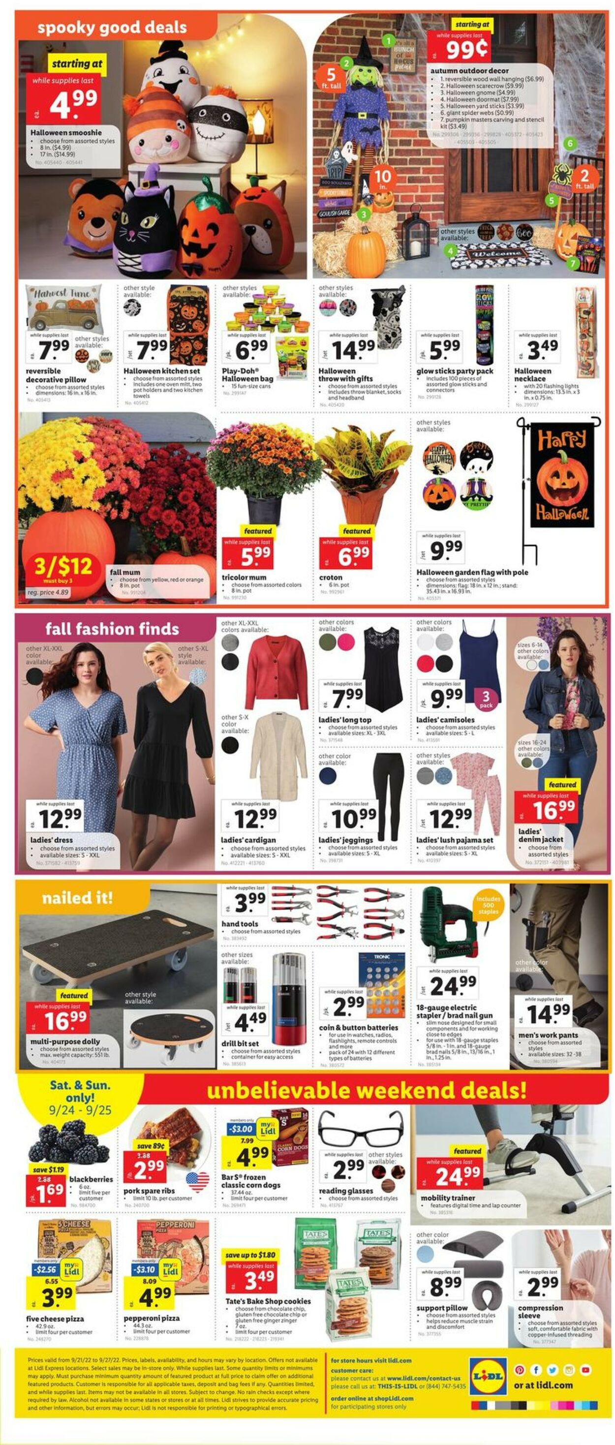 Catalogue Lidl from 09/21/2022