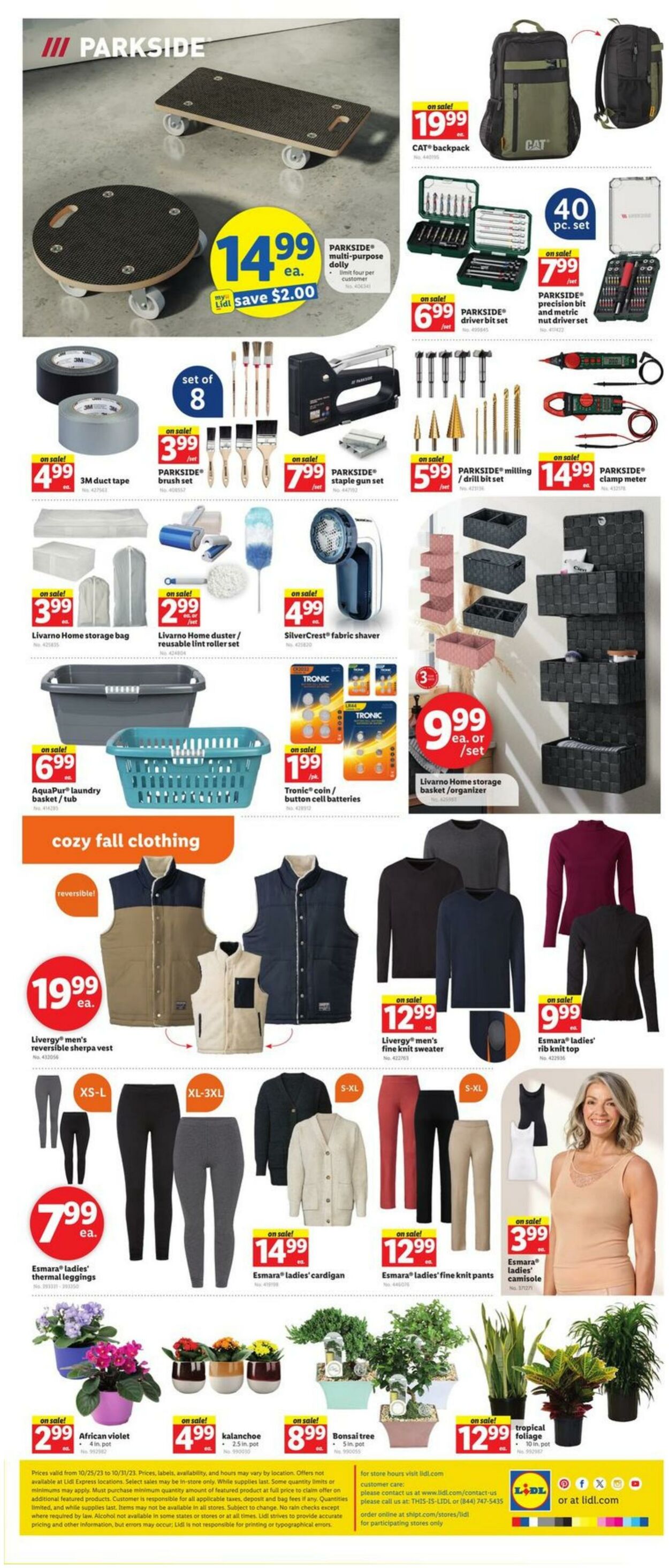 Catalogue Lidl from 10/25/2023