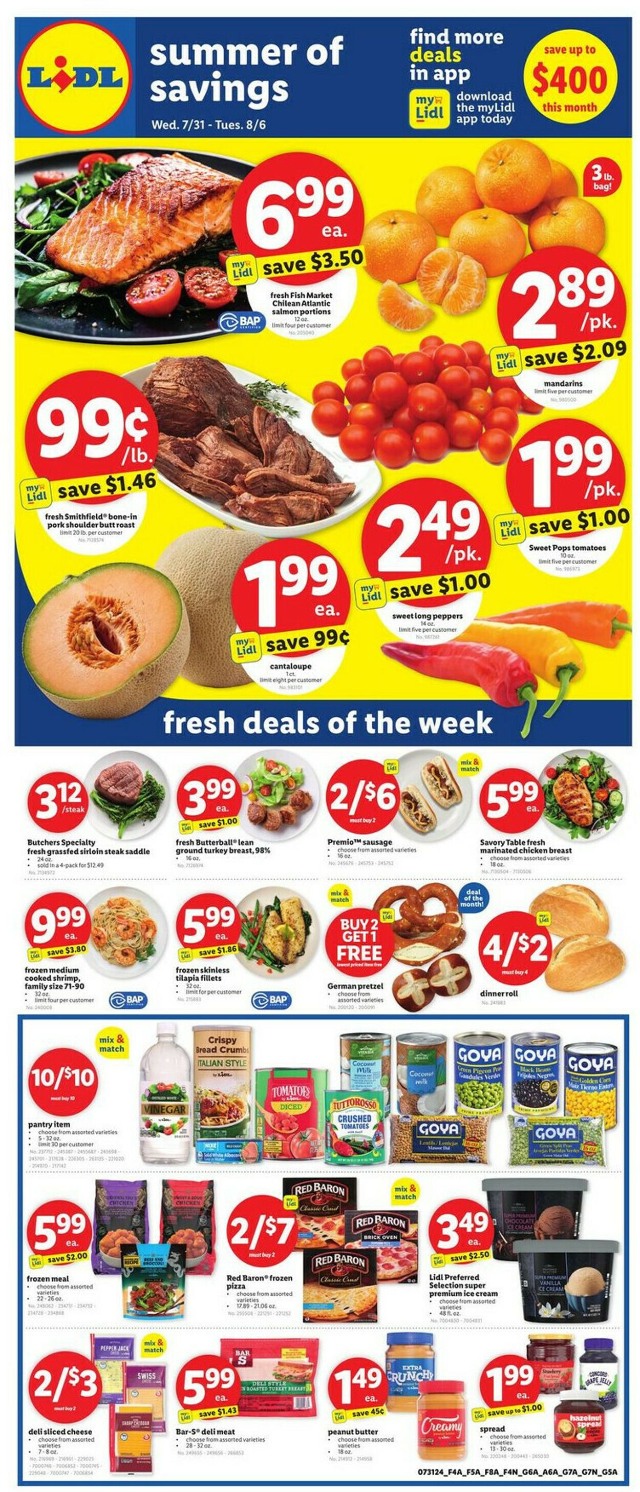 Catalogue Lidl from 07/31/2024