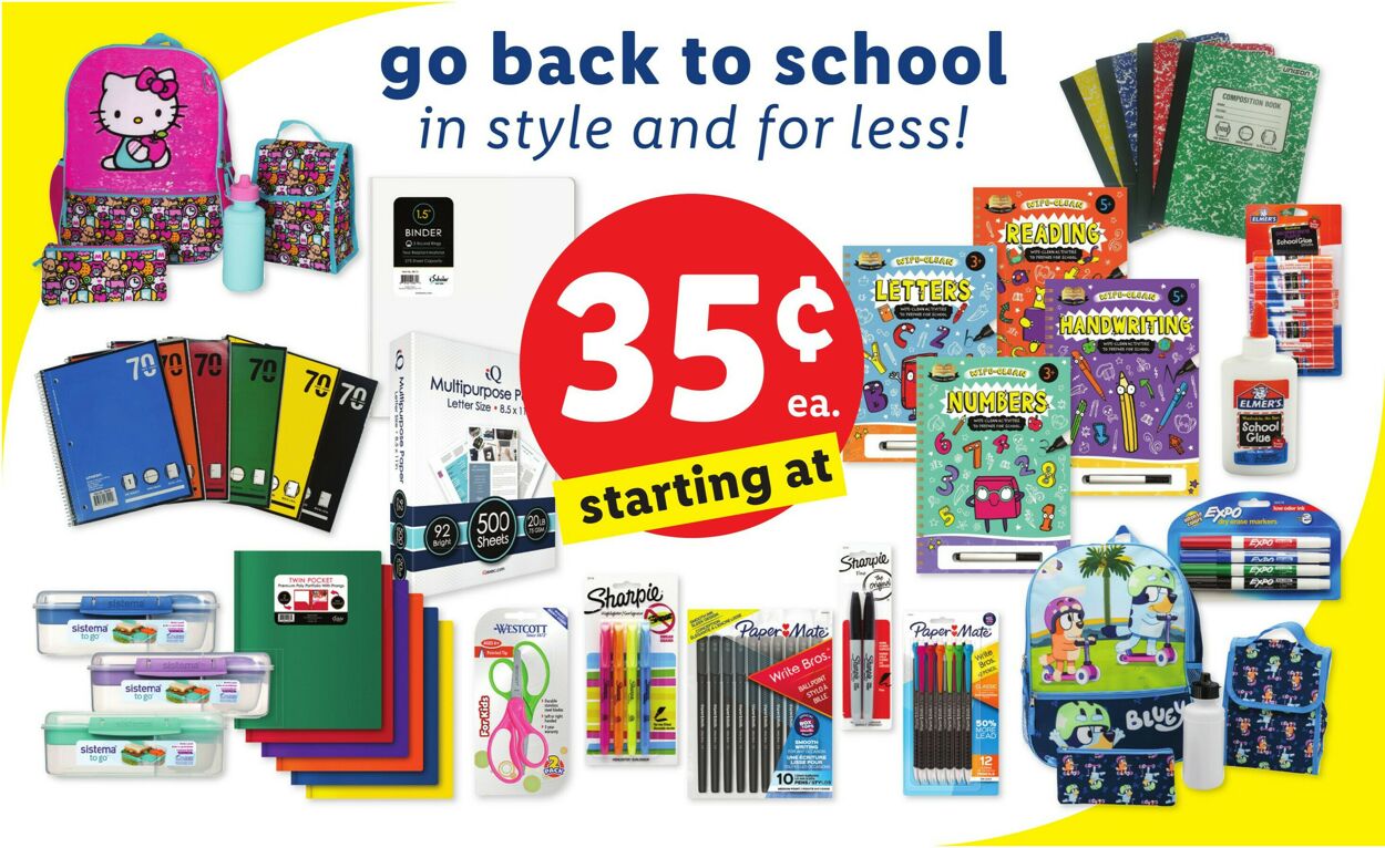 Catalogue Lidl from 07/31/2024