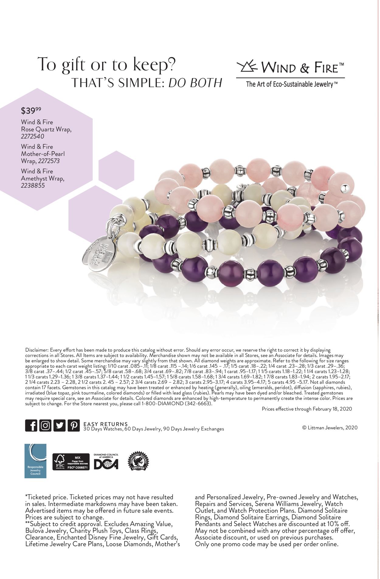 Catalogue Littman Jewelers from 01/31/2020
