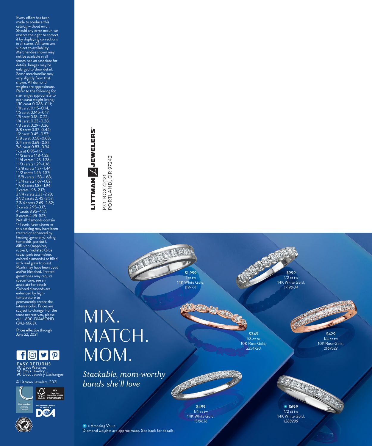 Catalogue Littman Jewelers from 04/07/2021