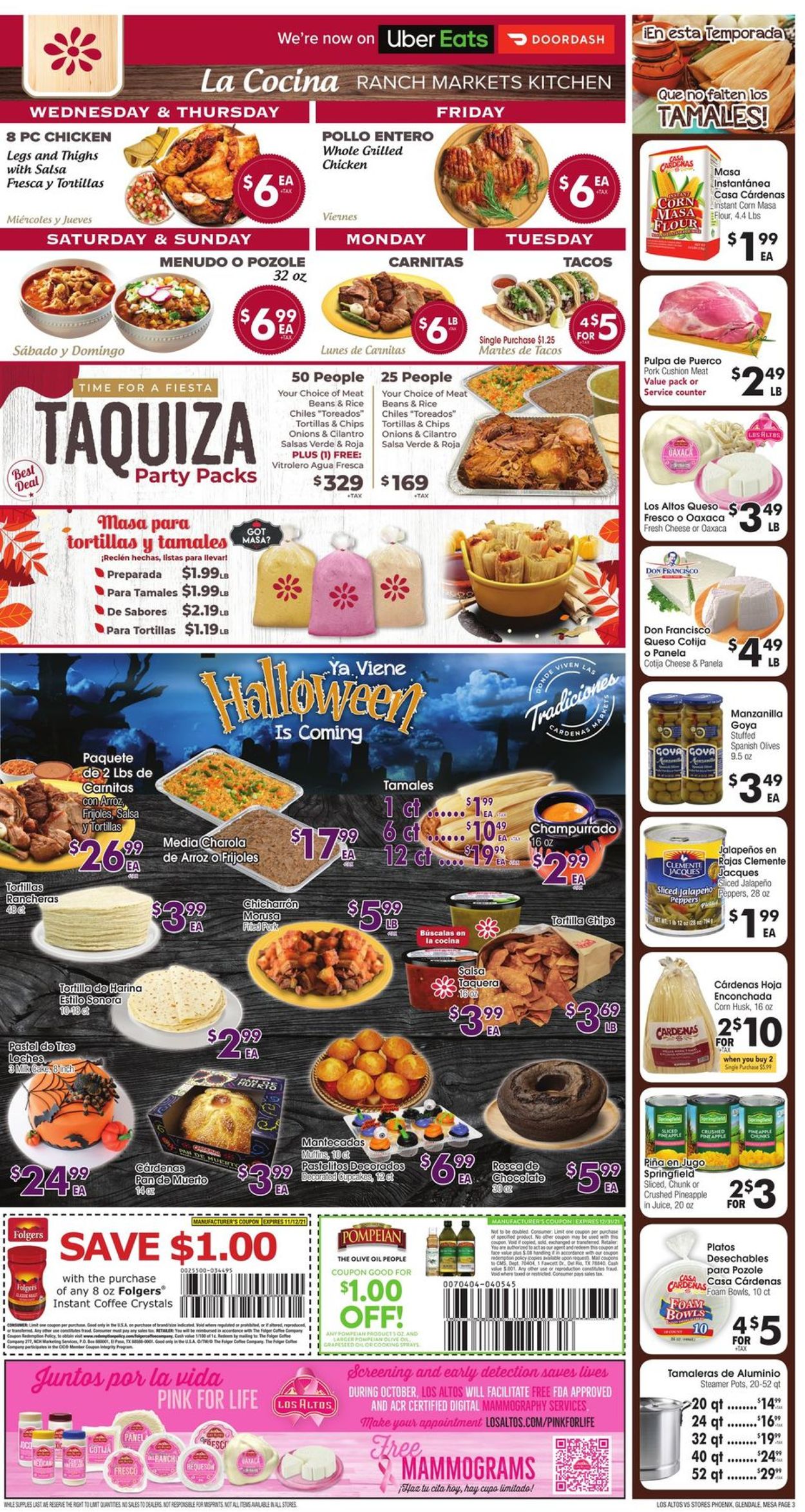 Catalogue Los Altos Ranch Market Halloween 2021 from 10/13/2021
