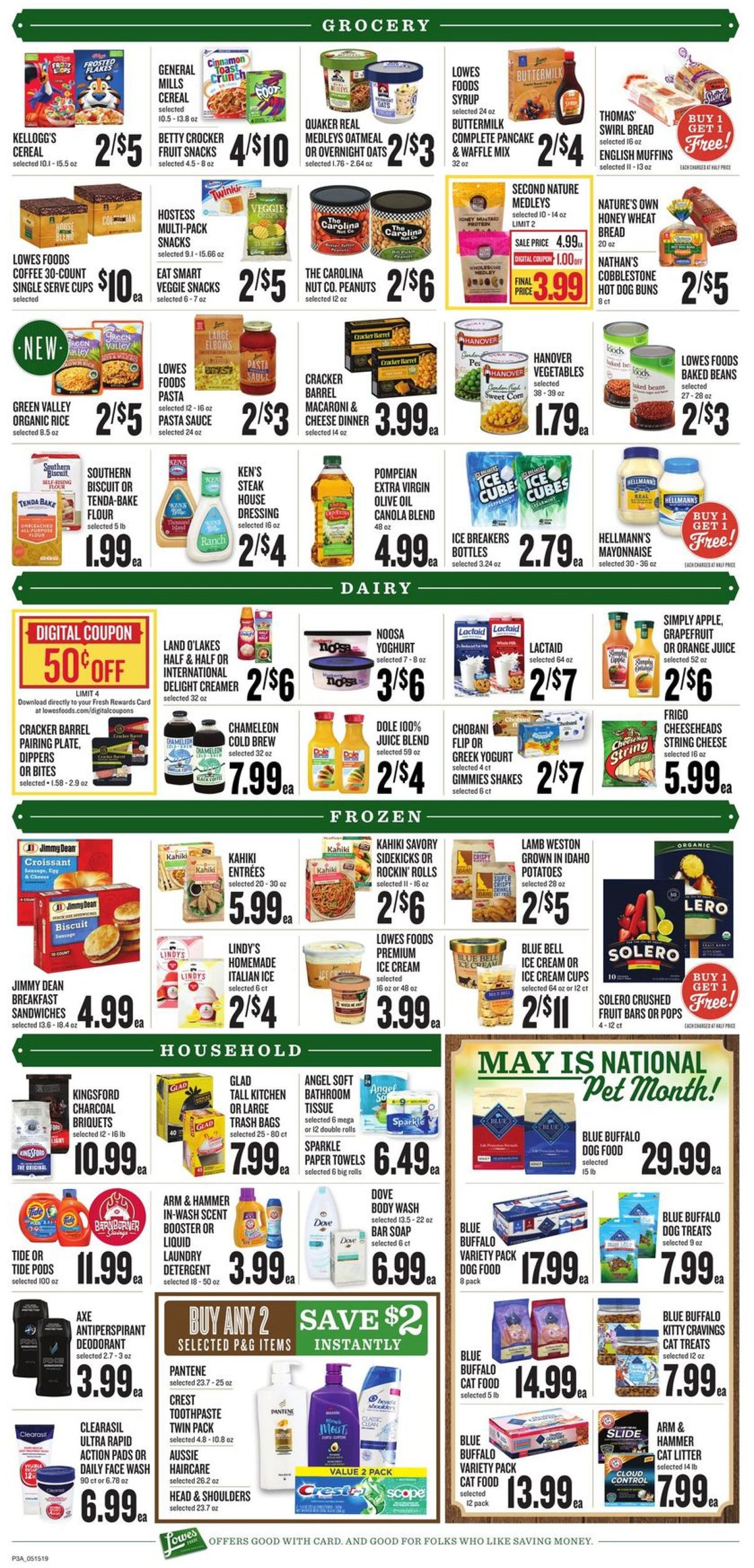 Catalogue Lowes Foods from 05/15/2019