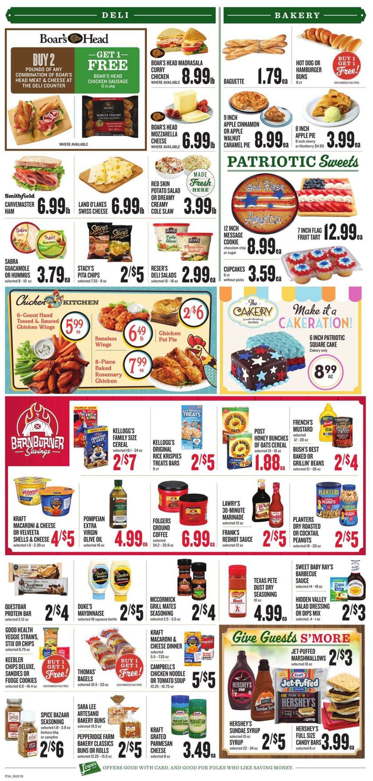 Catalogue Lowes Foods from 05/22/2019