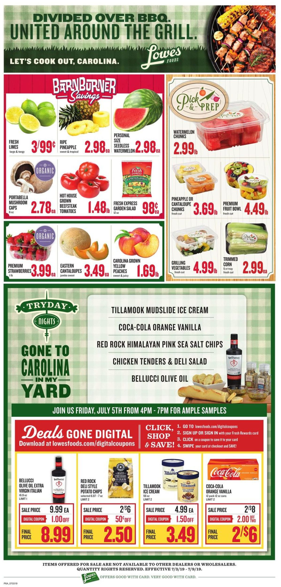 Catalogue Lowes Foods from 07/03/2019