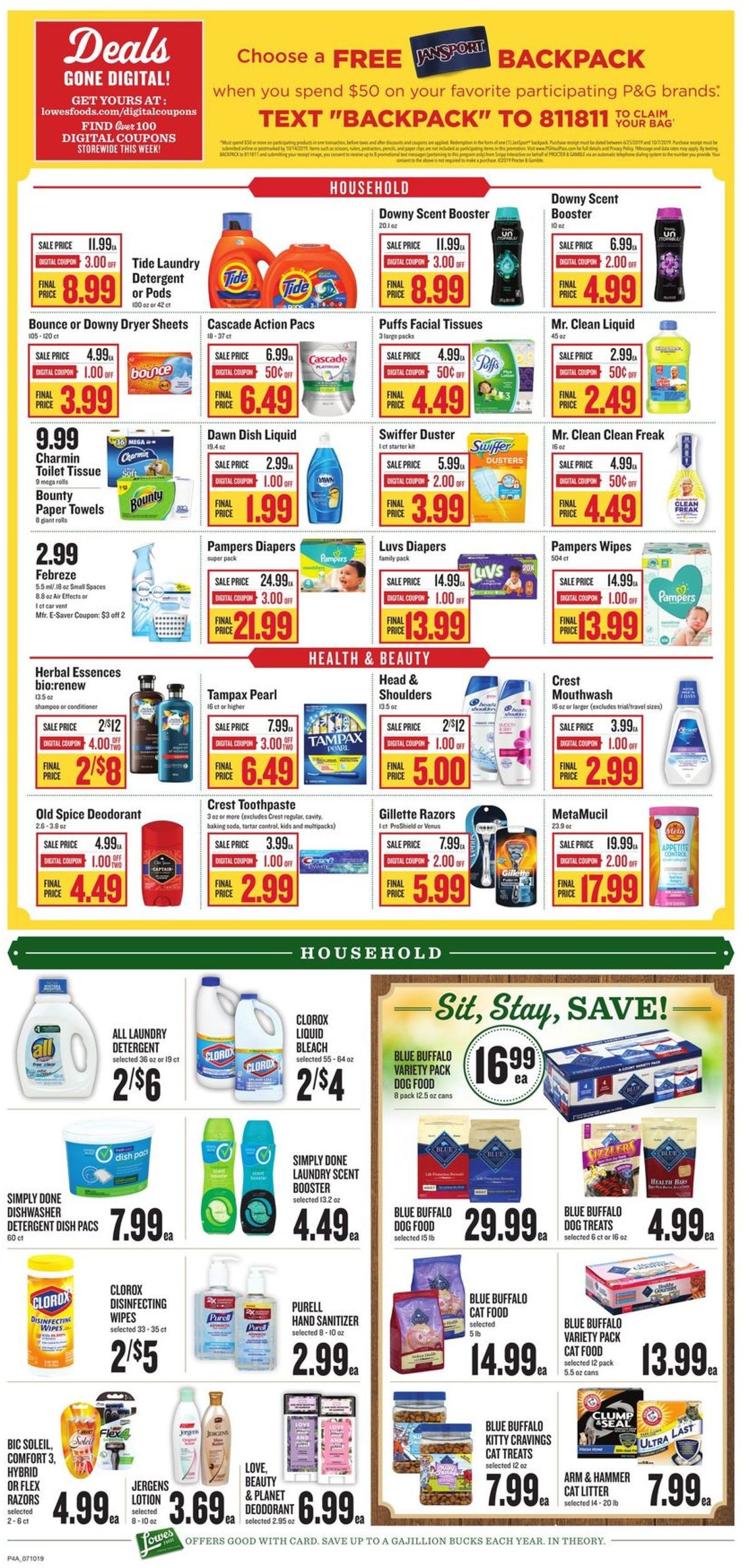 Catalogue Lowes Foods from 07/10/2019