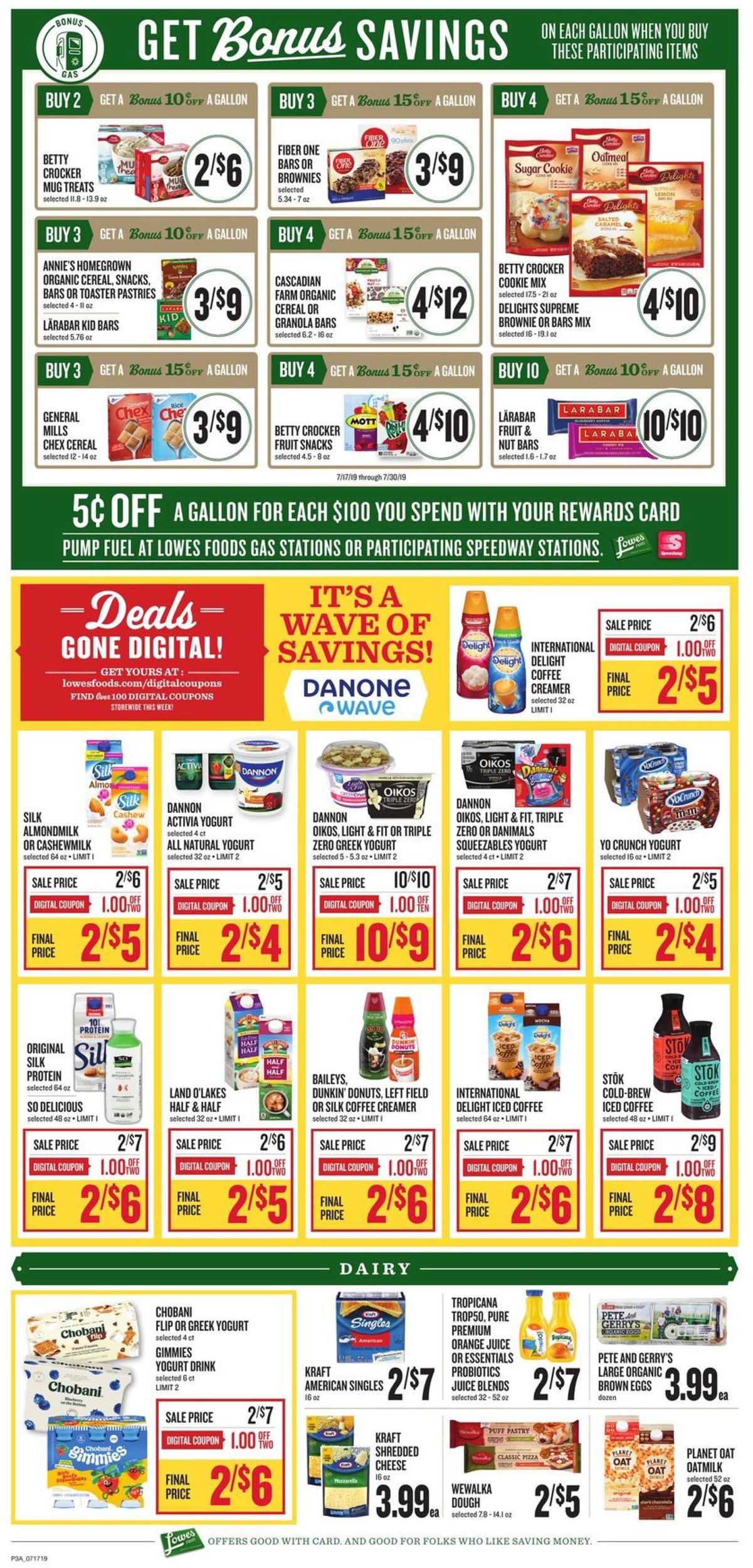 Catalogue Lowes Foods from 07/19/2019