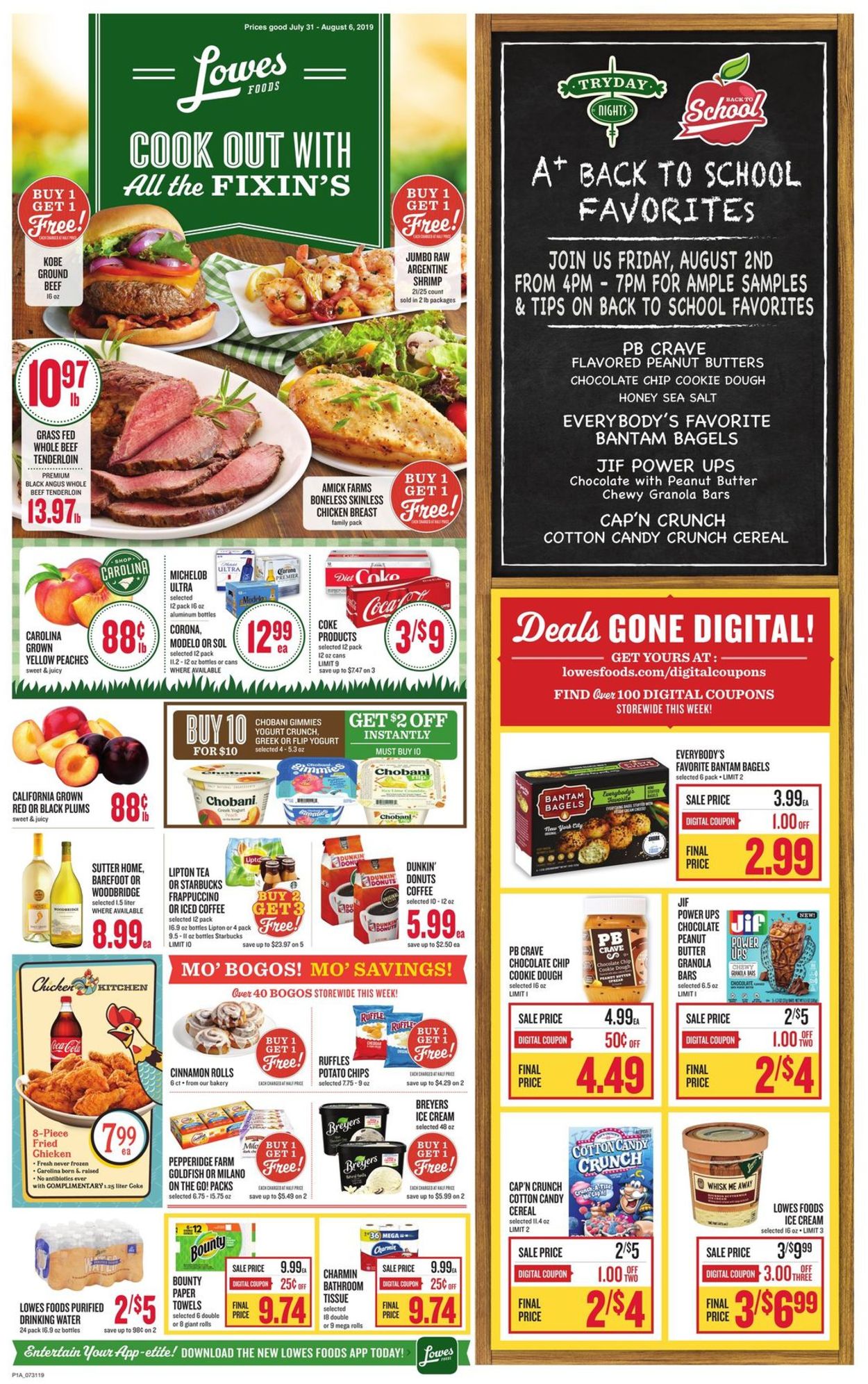 Catalogue Lowes Foods from 07/31/2019