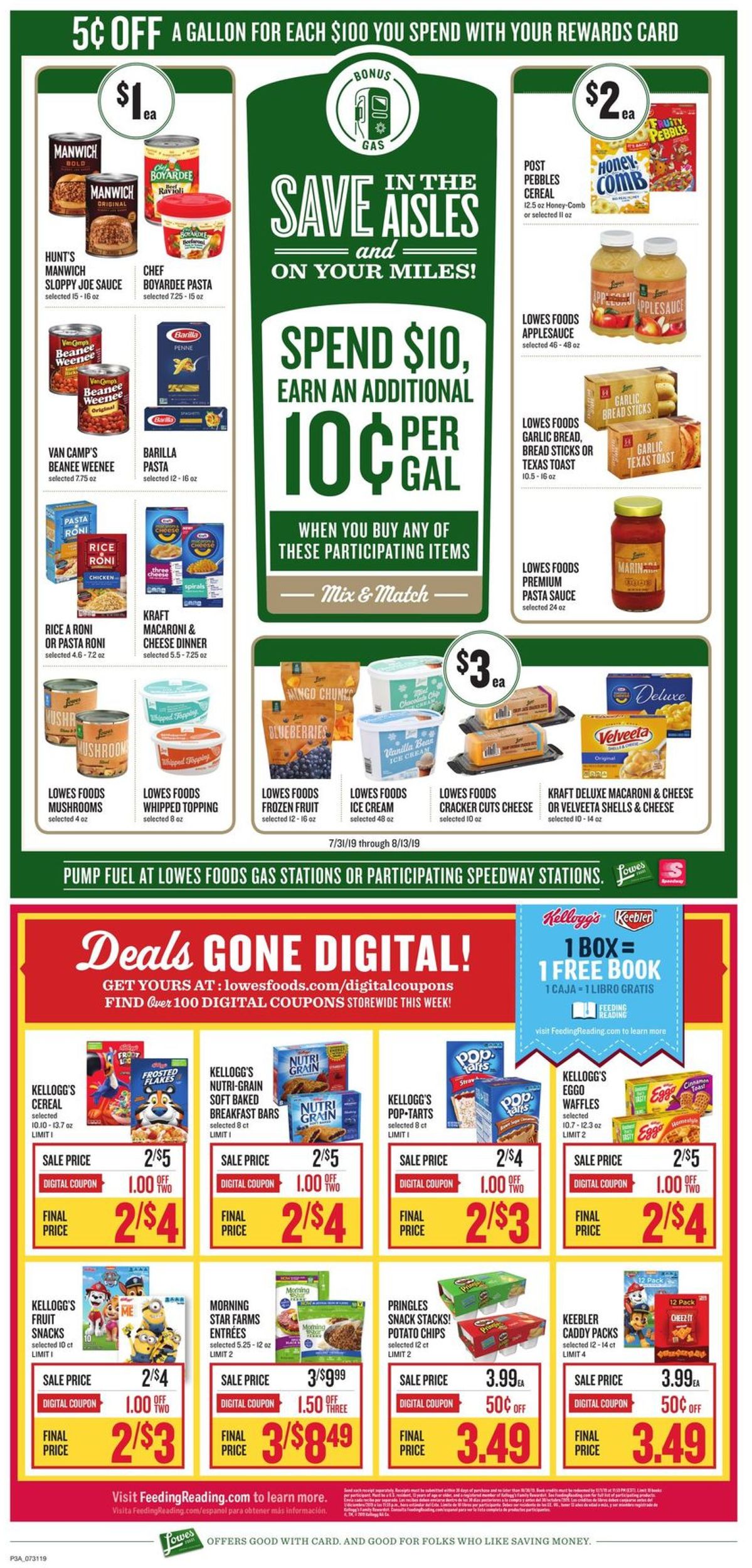 Catalogue Lowes Foods from 07/31/2019