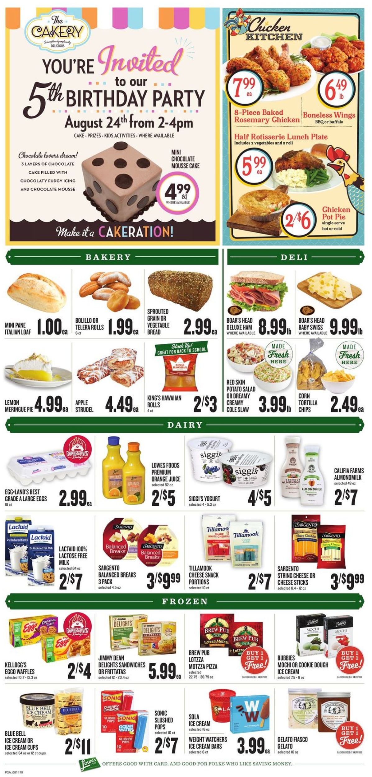 Catalogue Lowes Foods from 08/14/2019