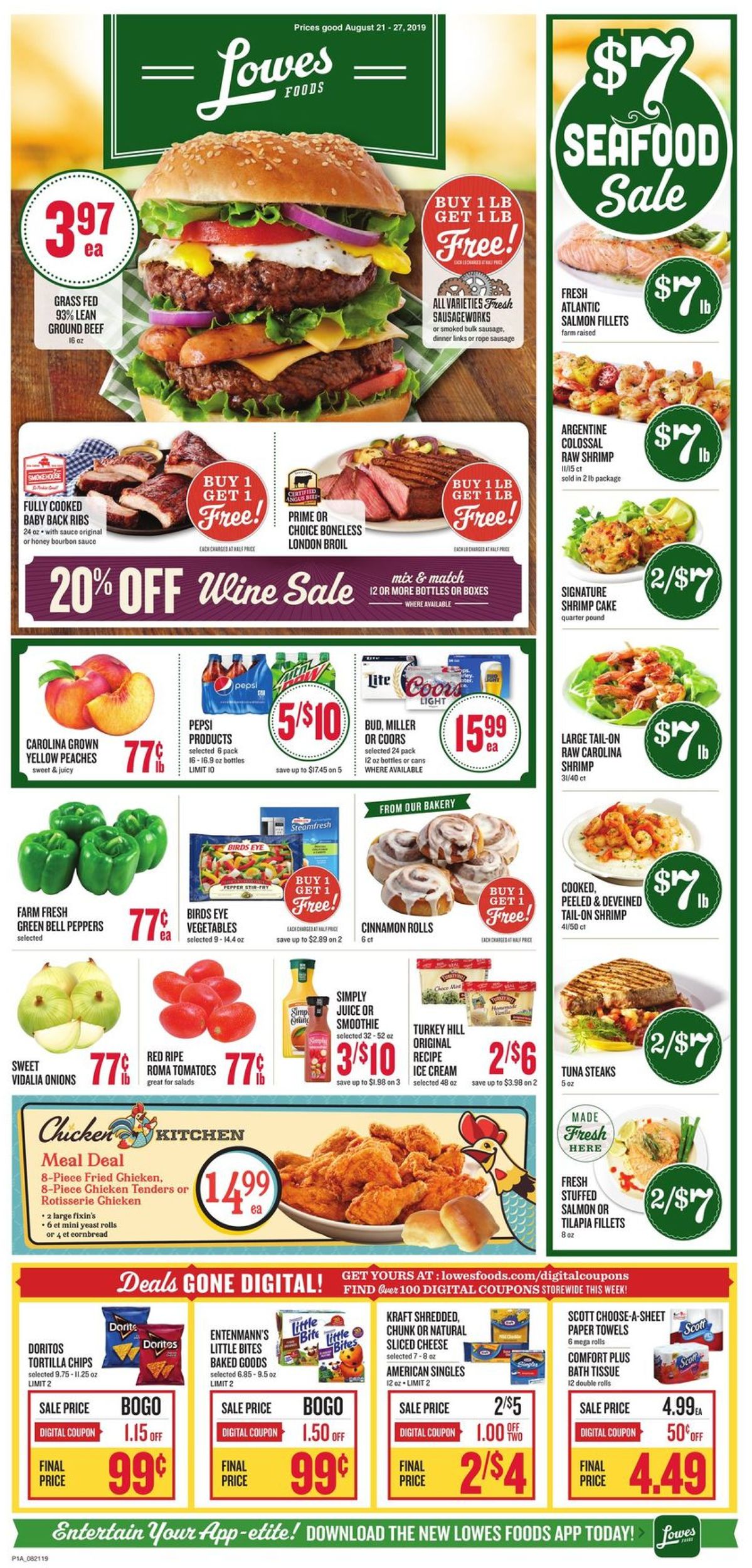 Catalogue Lowes Foods from 08/21/2019