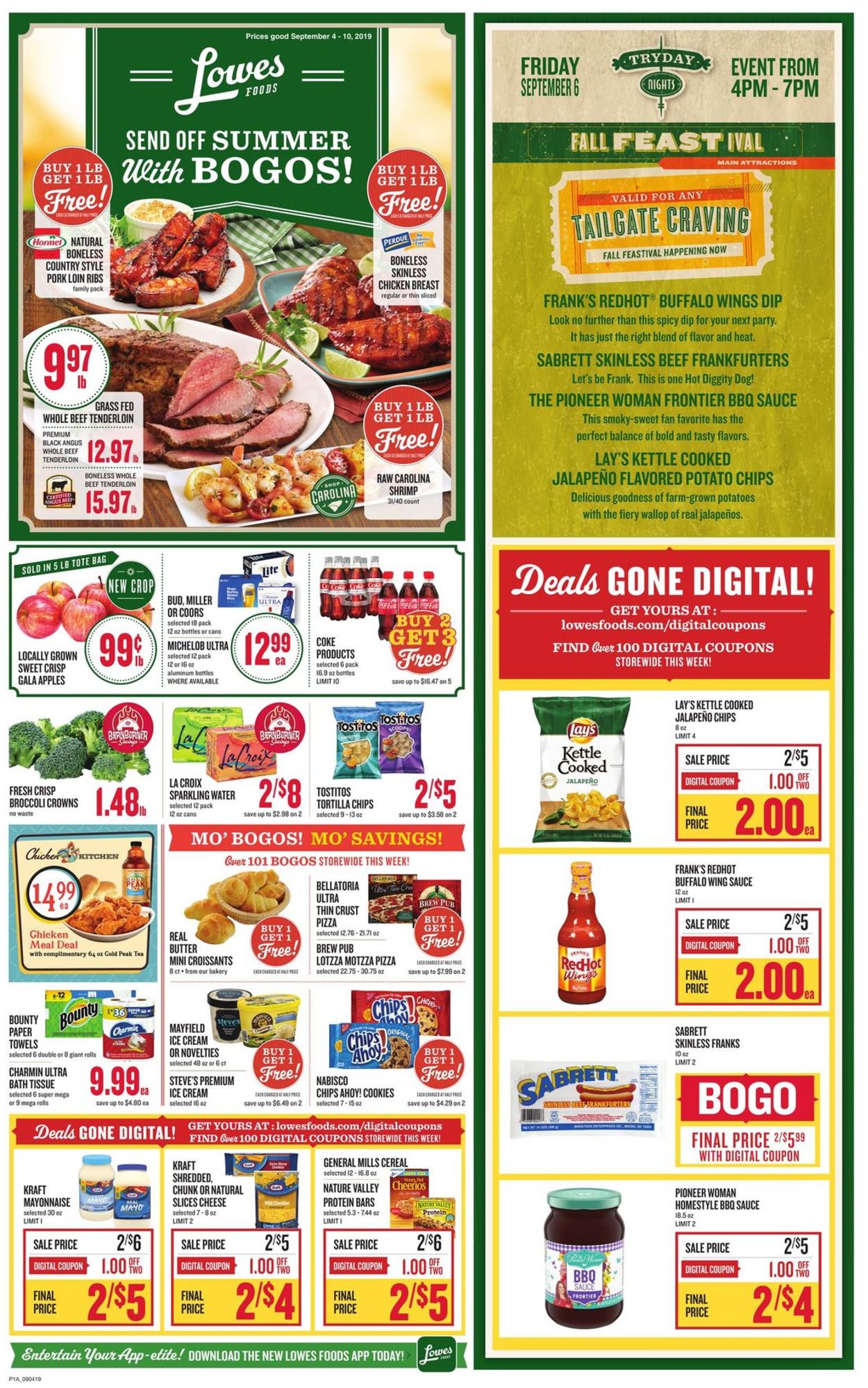 Catalogue Lowes Foods from 09/04/2019