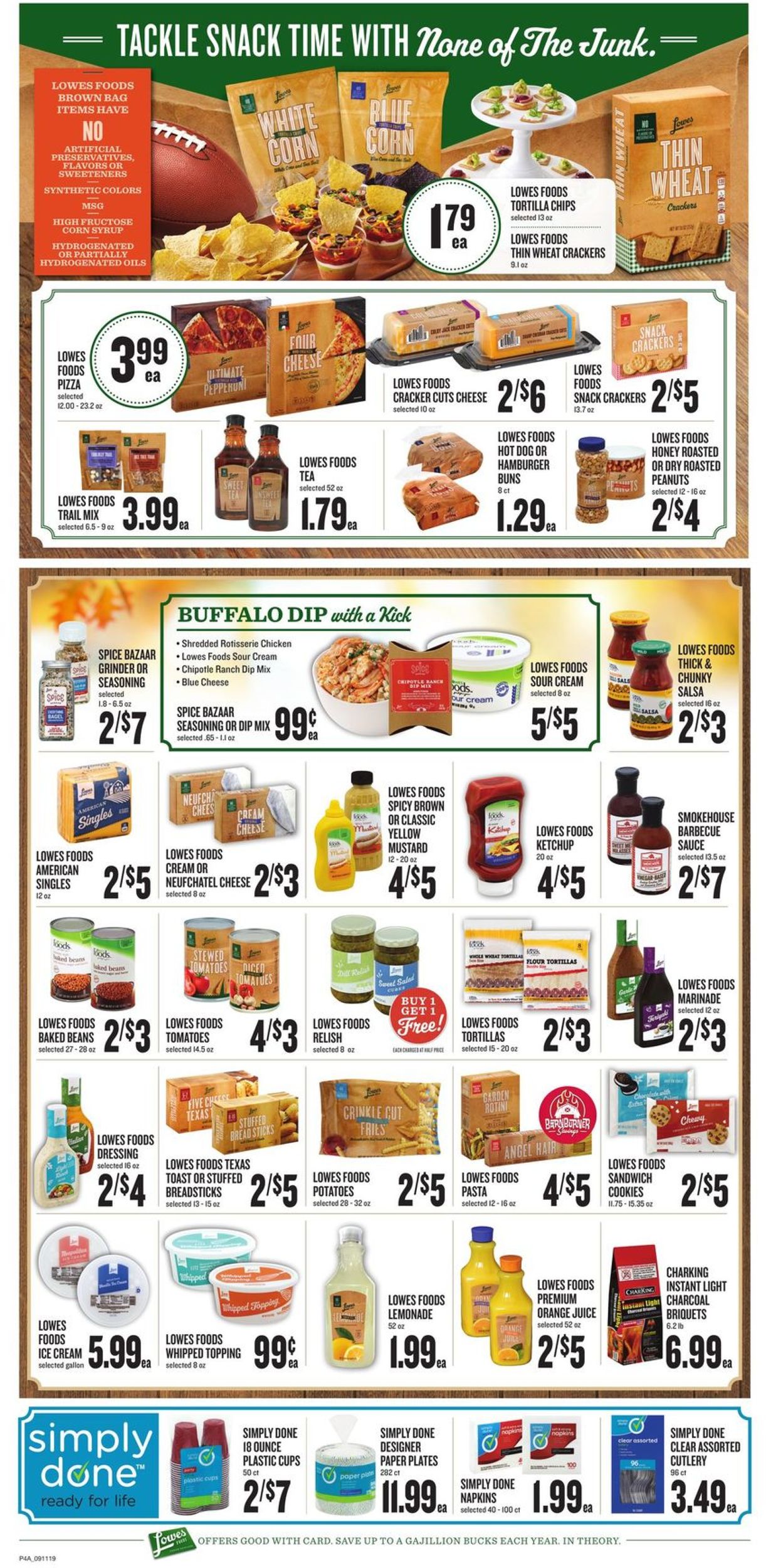 Catalogue Lowes Foods from 09/11/2019