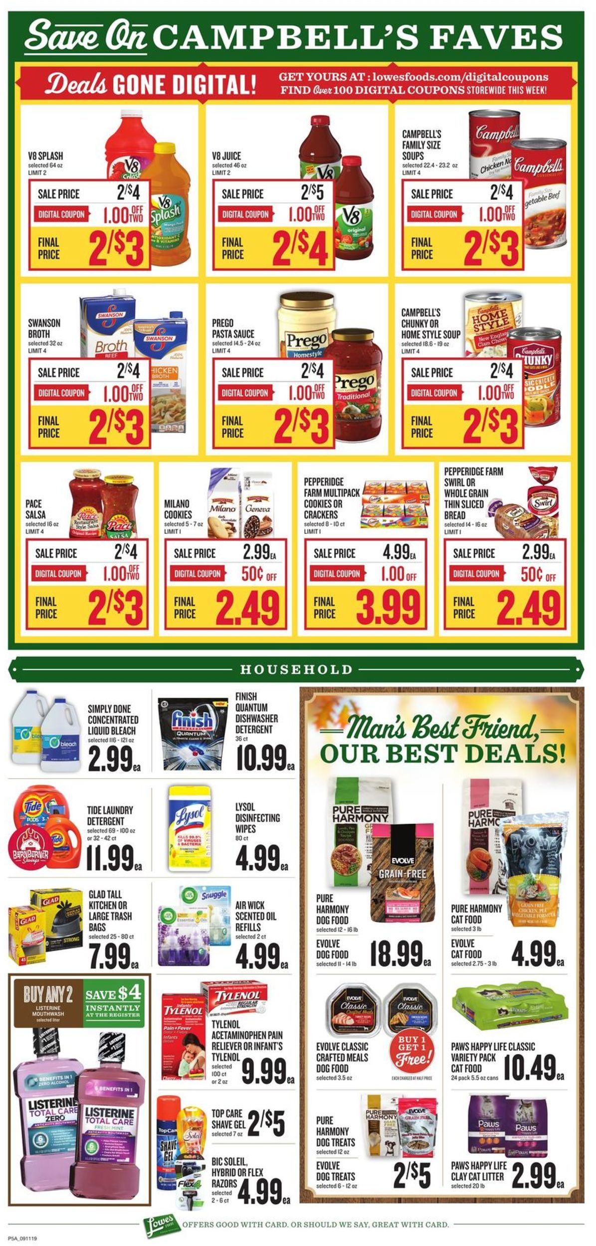 Catalogue Lowes Foods from 09/11/2019