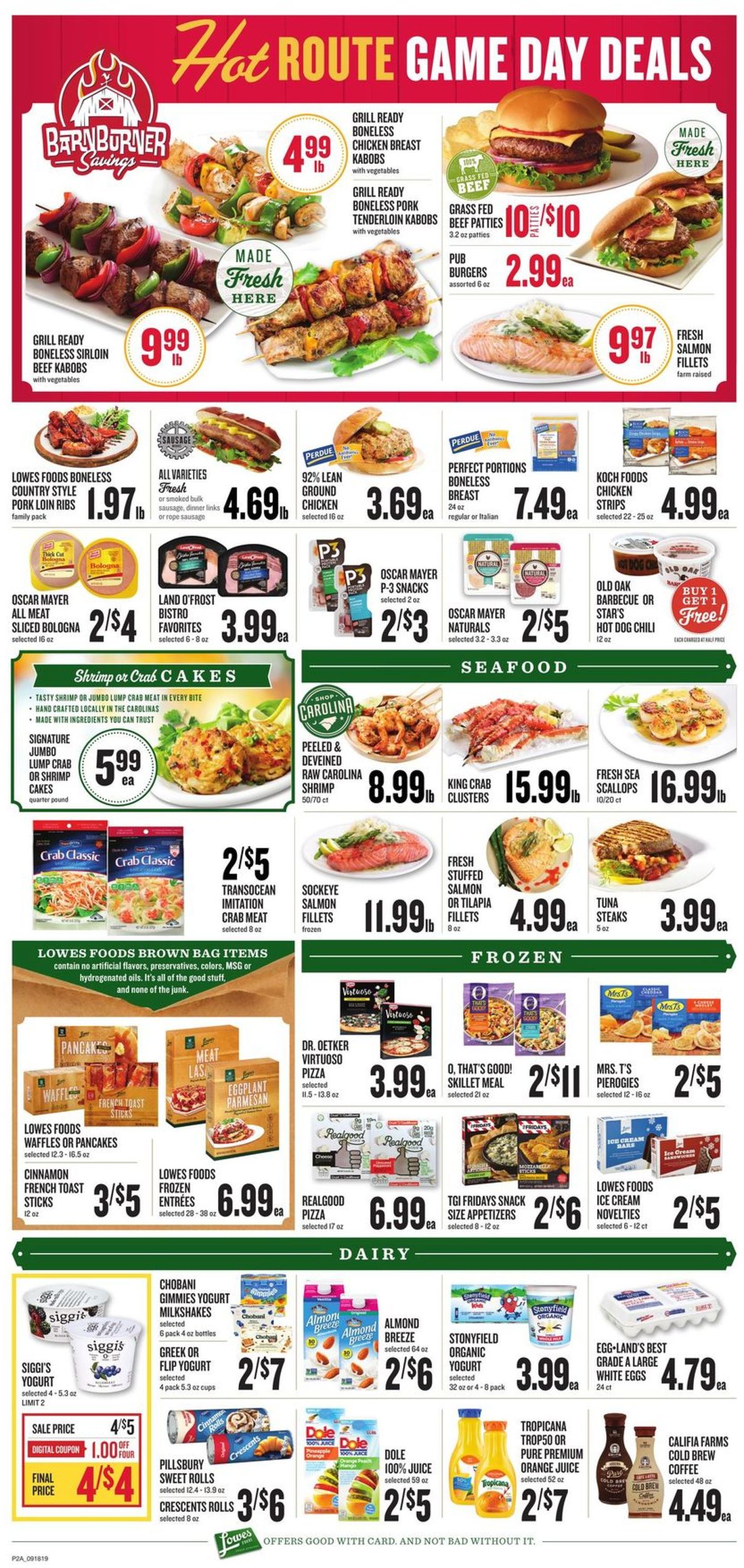 Catalogue Lowes Foods from 09/18/2019