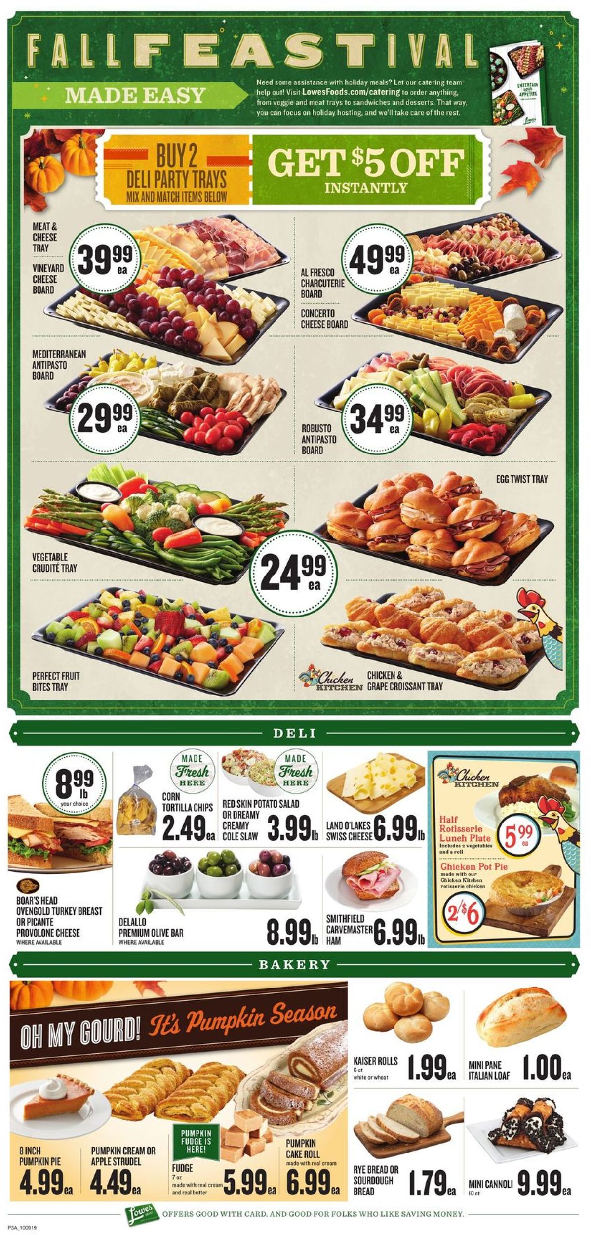 Catalogue Lowes Foods from 10/09/2019