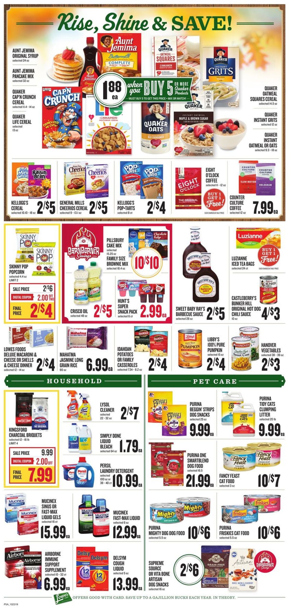 Catalogue Lowes Foods from 10/23/2019