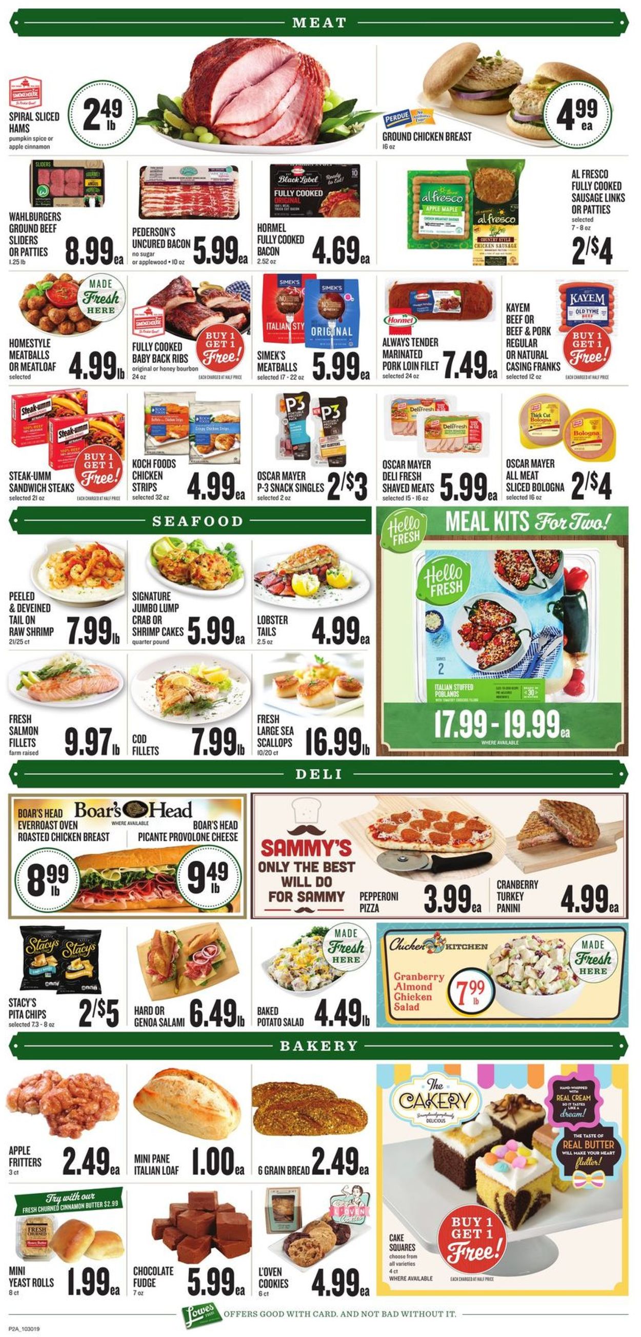 Catalogue Lowes Foods from 10/30/2019