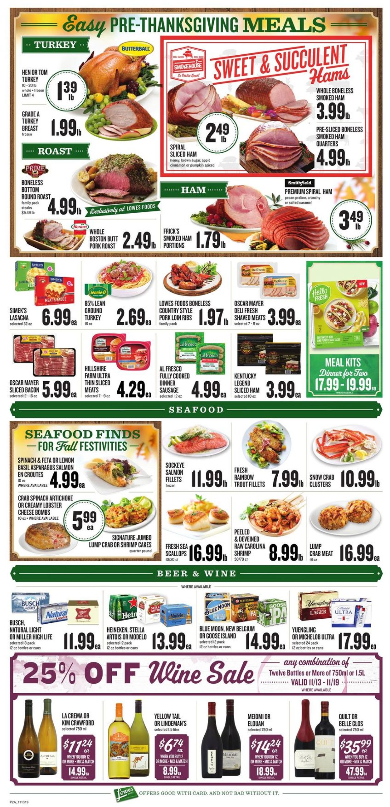 Lowes Foods Holiday Ad 2019 Current weekly ad 11/13 11/19/2019 [3