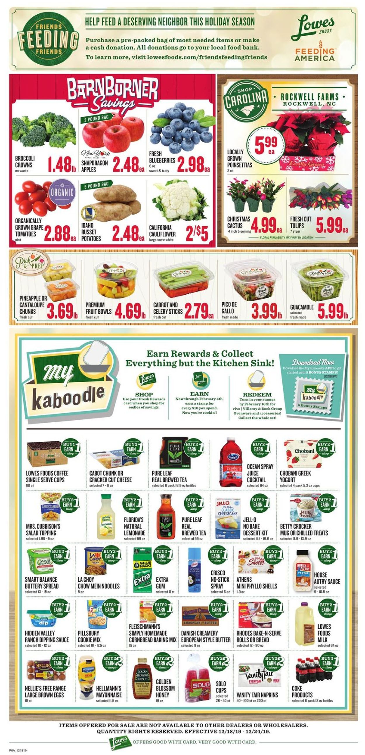 Lowes Foods Holiday Ad 2019 Current weekly ad 12/18 12/24/2019 [11