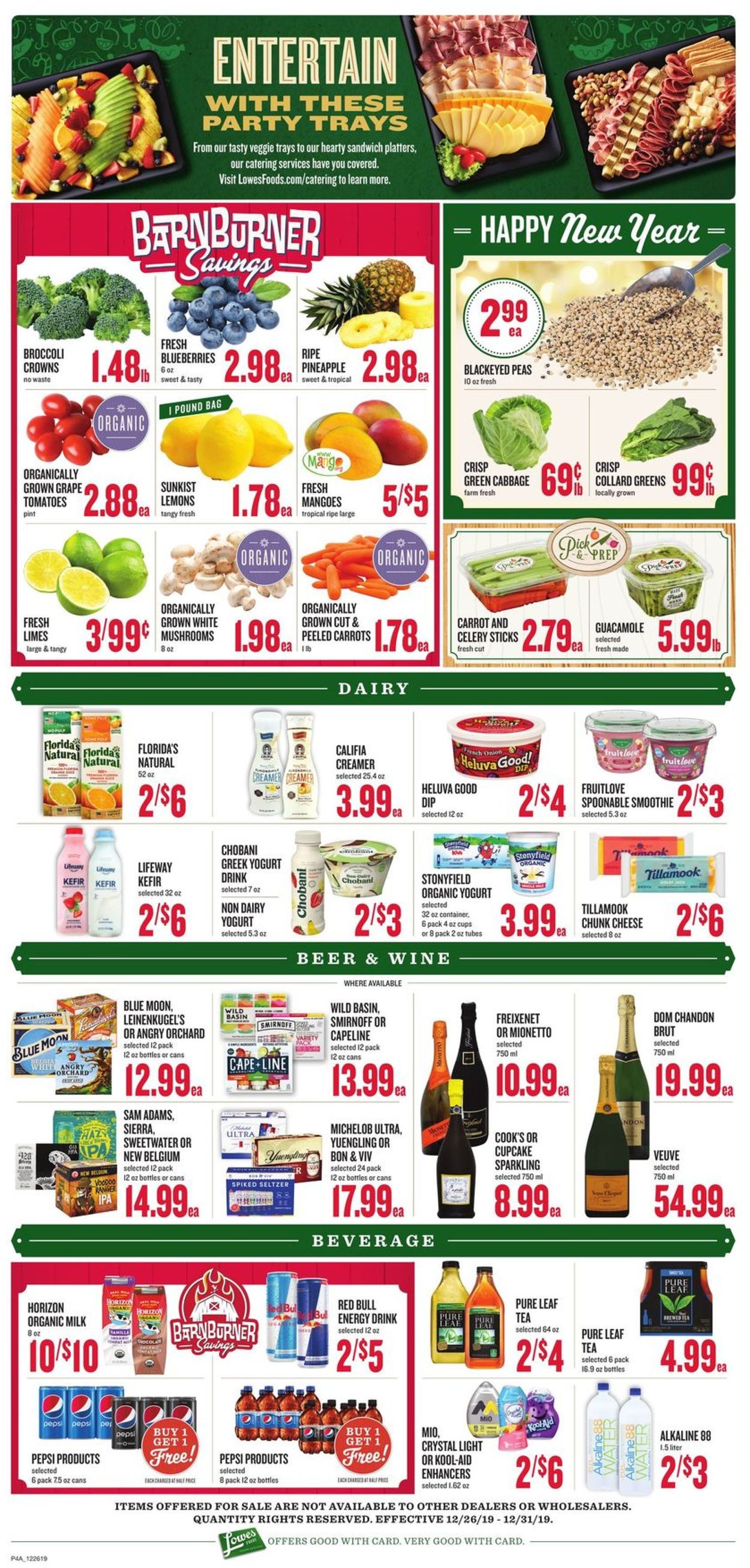 Catalogue Lowes Foods from 12/27/2019