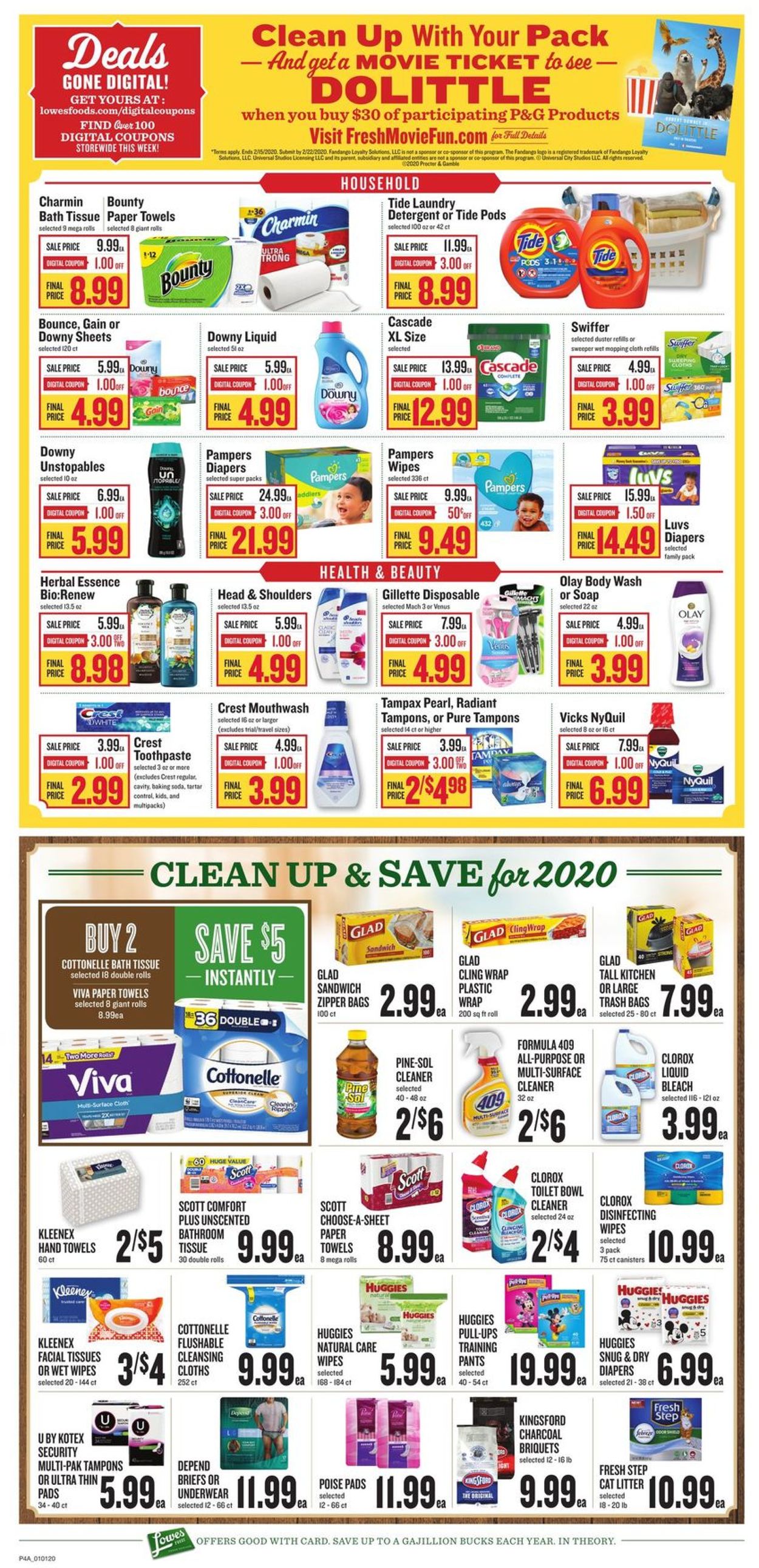 Catalogue Lowes Foods from 01/01/2020