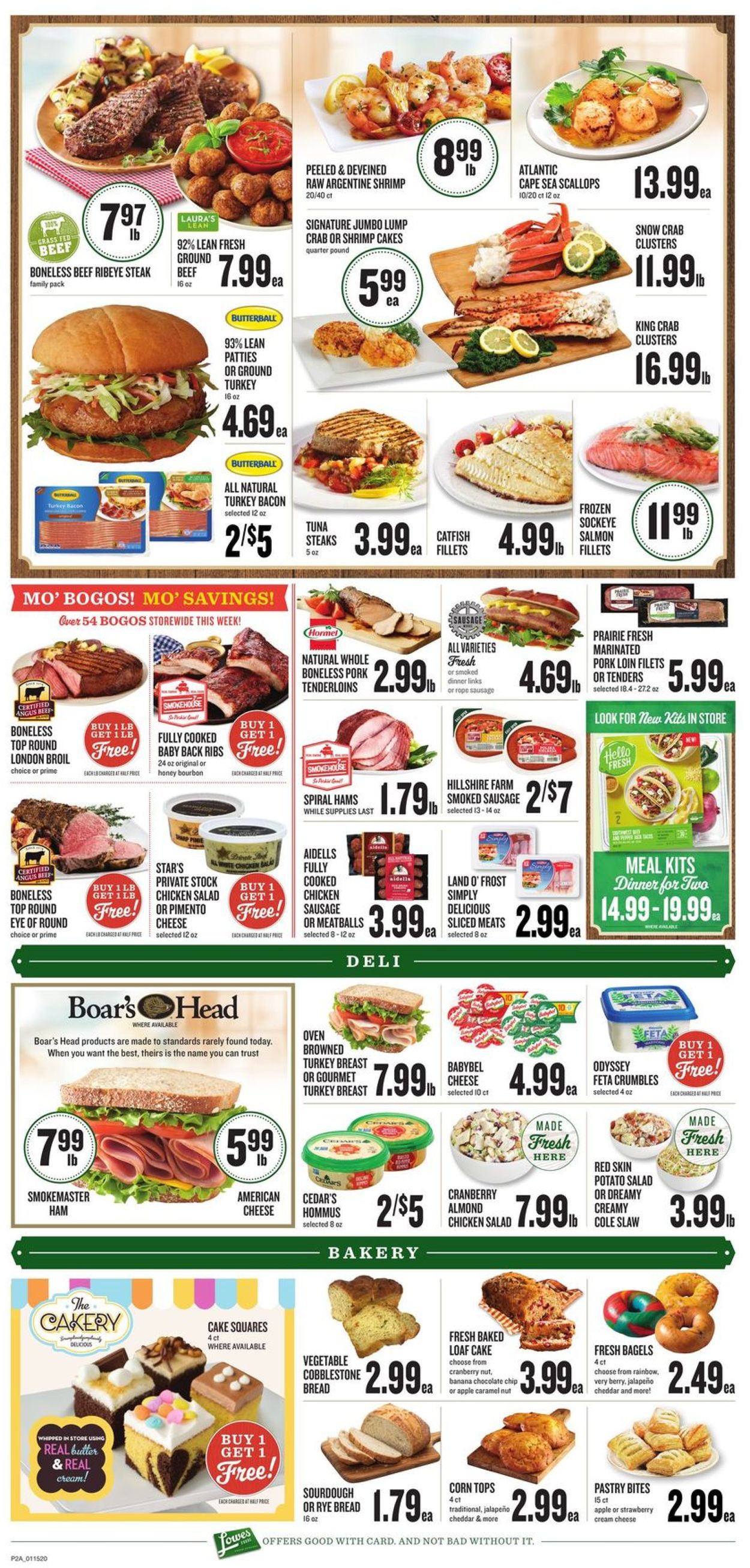 Catalogue Lowes Foods from 01/15/2020