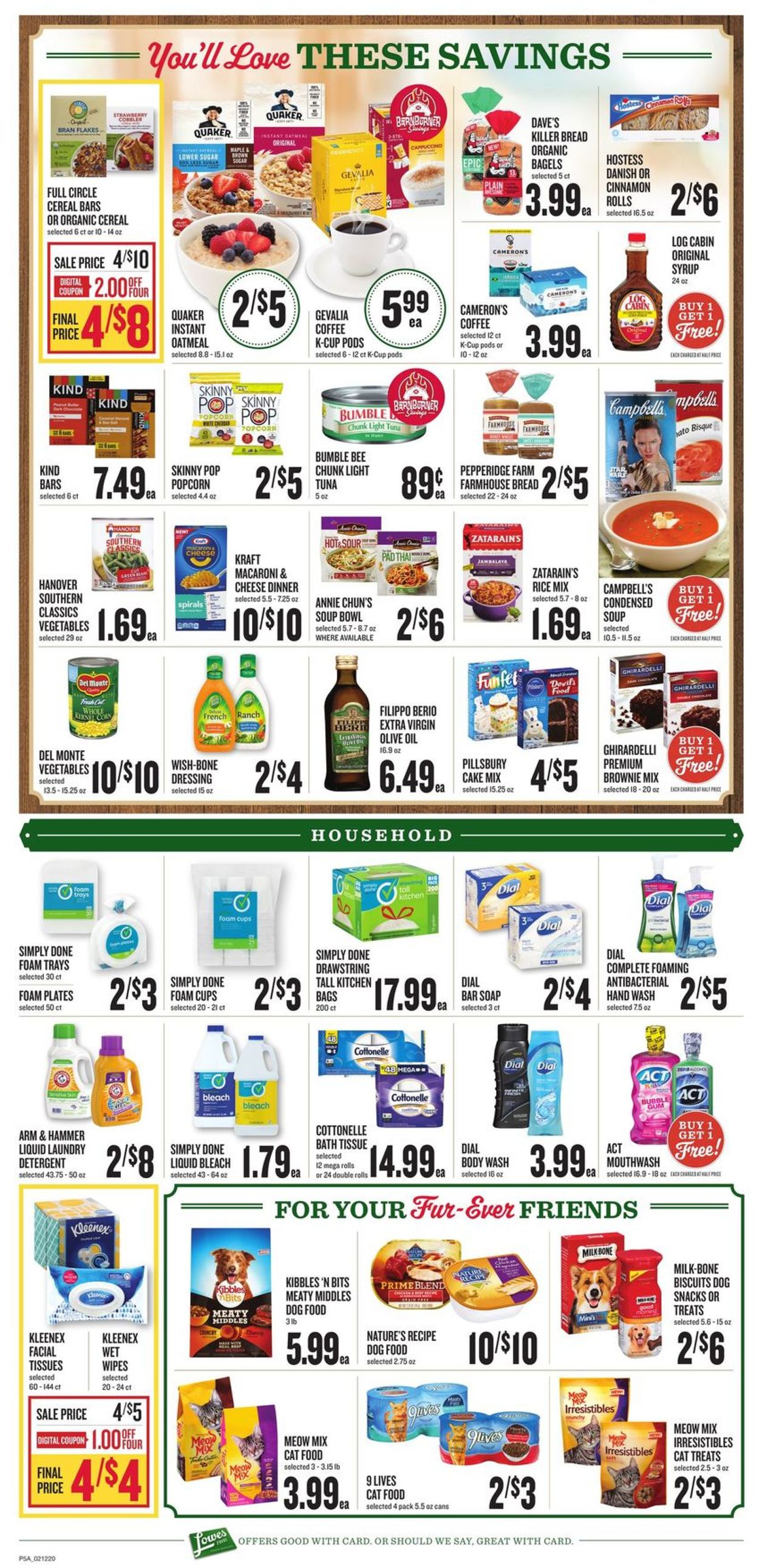 Catalogue Lowes Foods from 02/12/2020