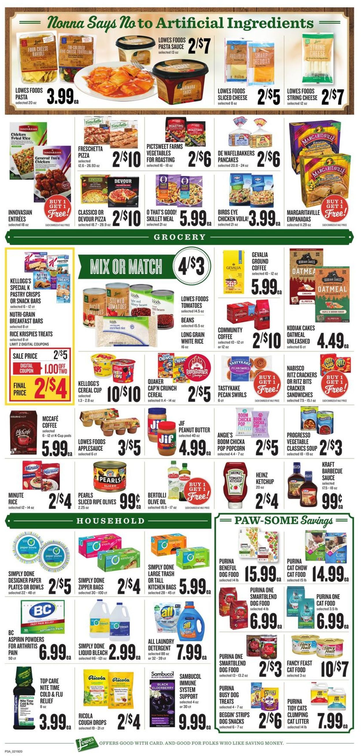 Catalogue Lowes Foods from 02/19/2020