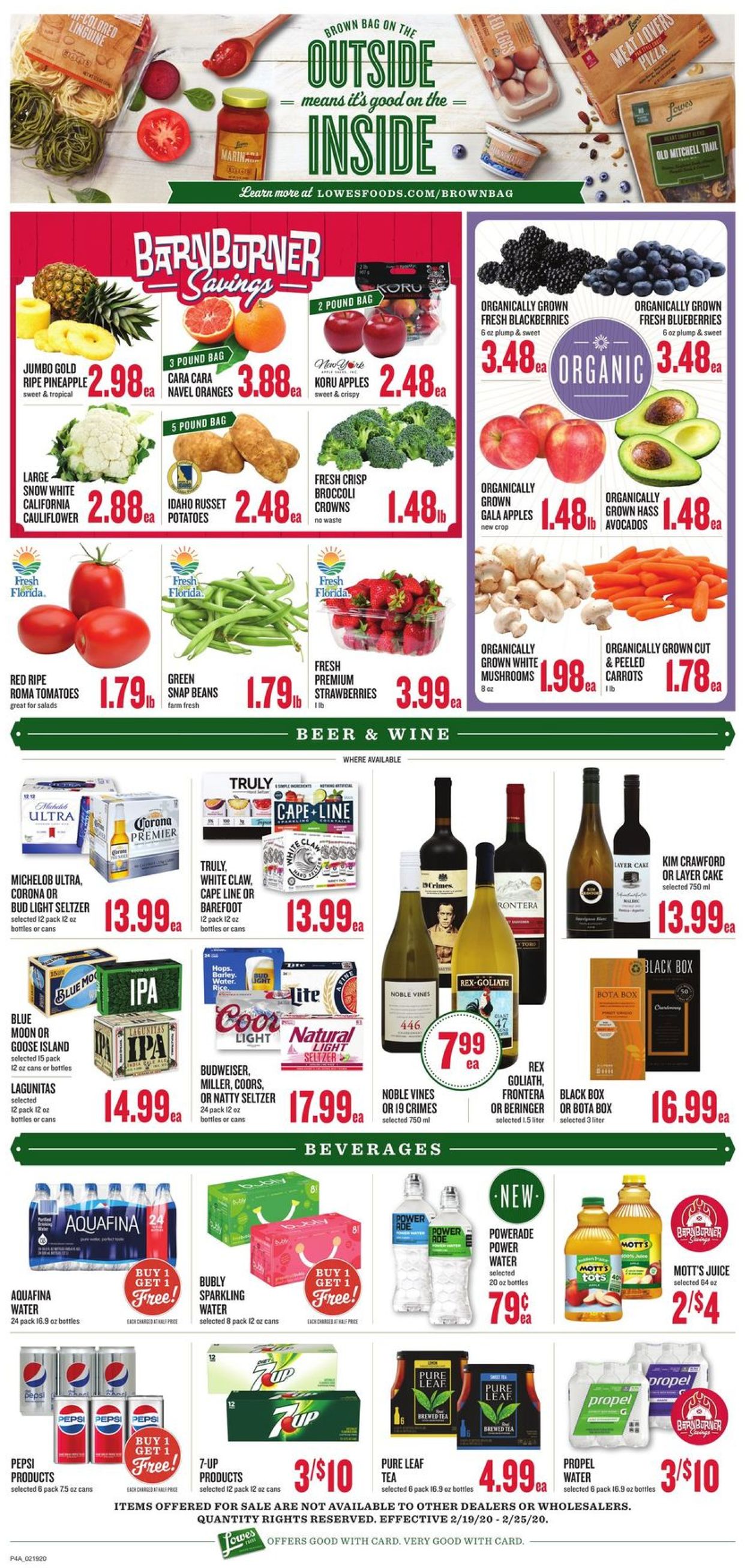 Catalogue Lowes Foods from 02/19/2020