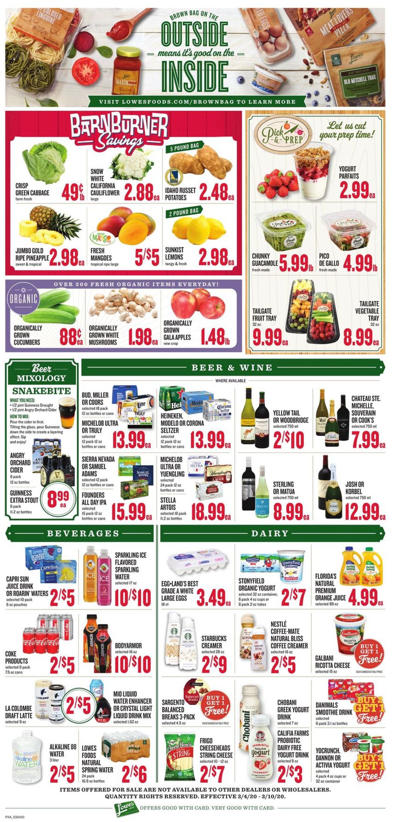 Catalogue Lowes Foods from 03/04/2020