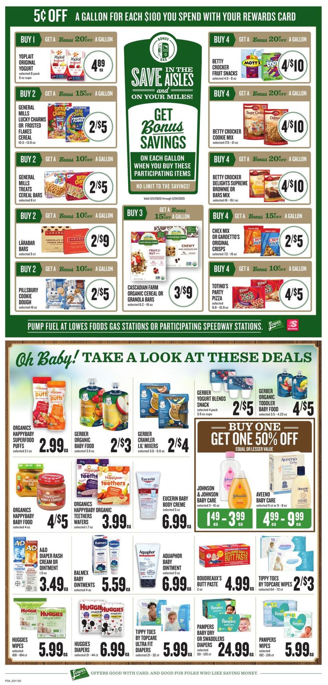 Catalogue Lowes Foods from 03/11/2020