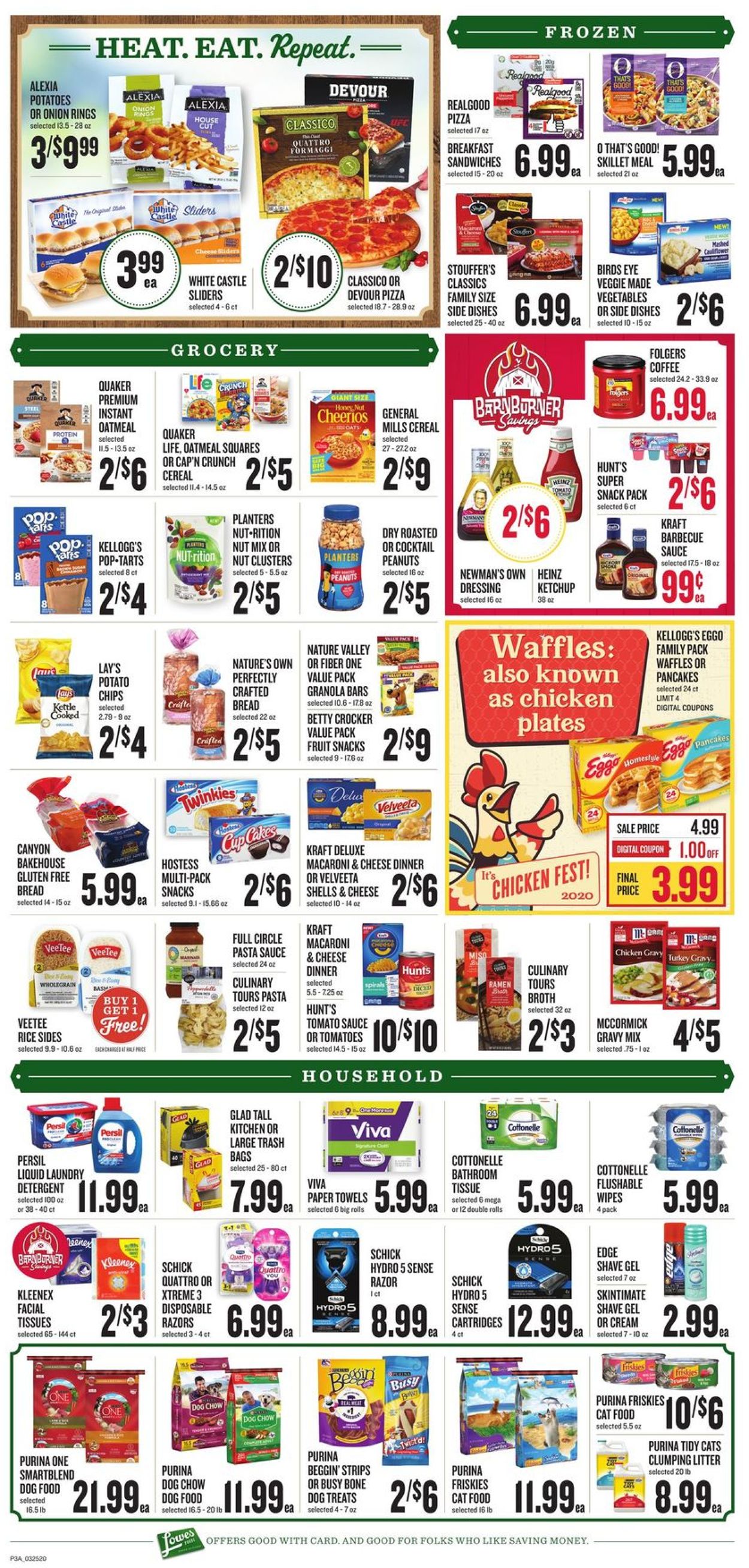 Catalogue Lowes Foods from 03/25/2020