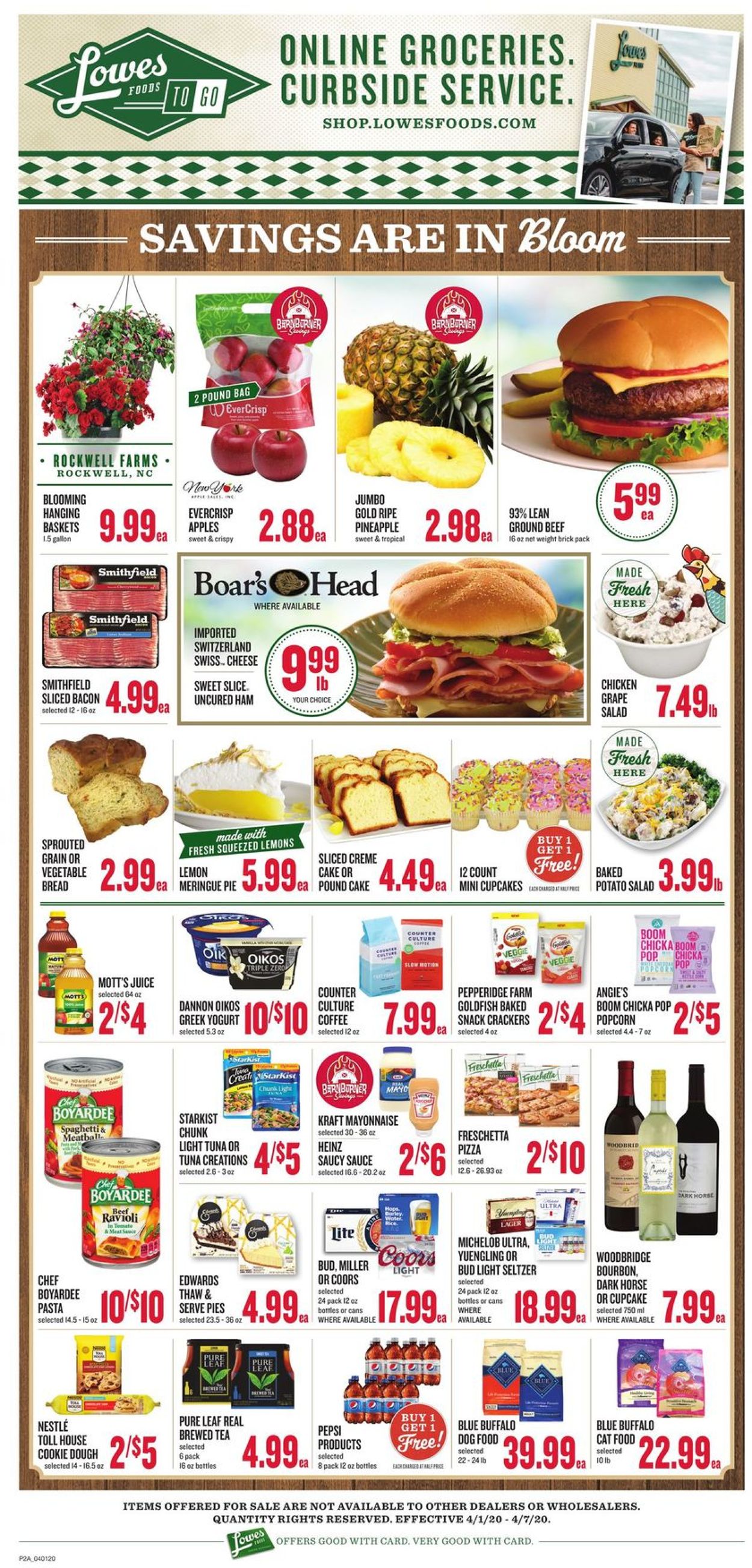 Catalogue Lowes Foods from 04/01/2020