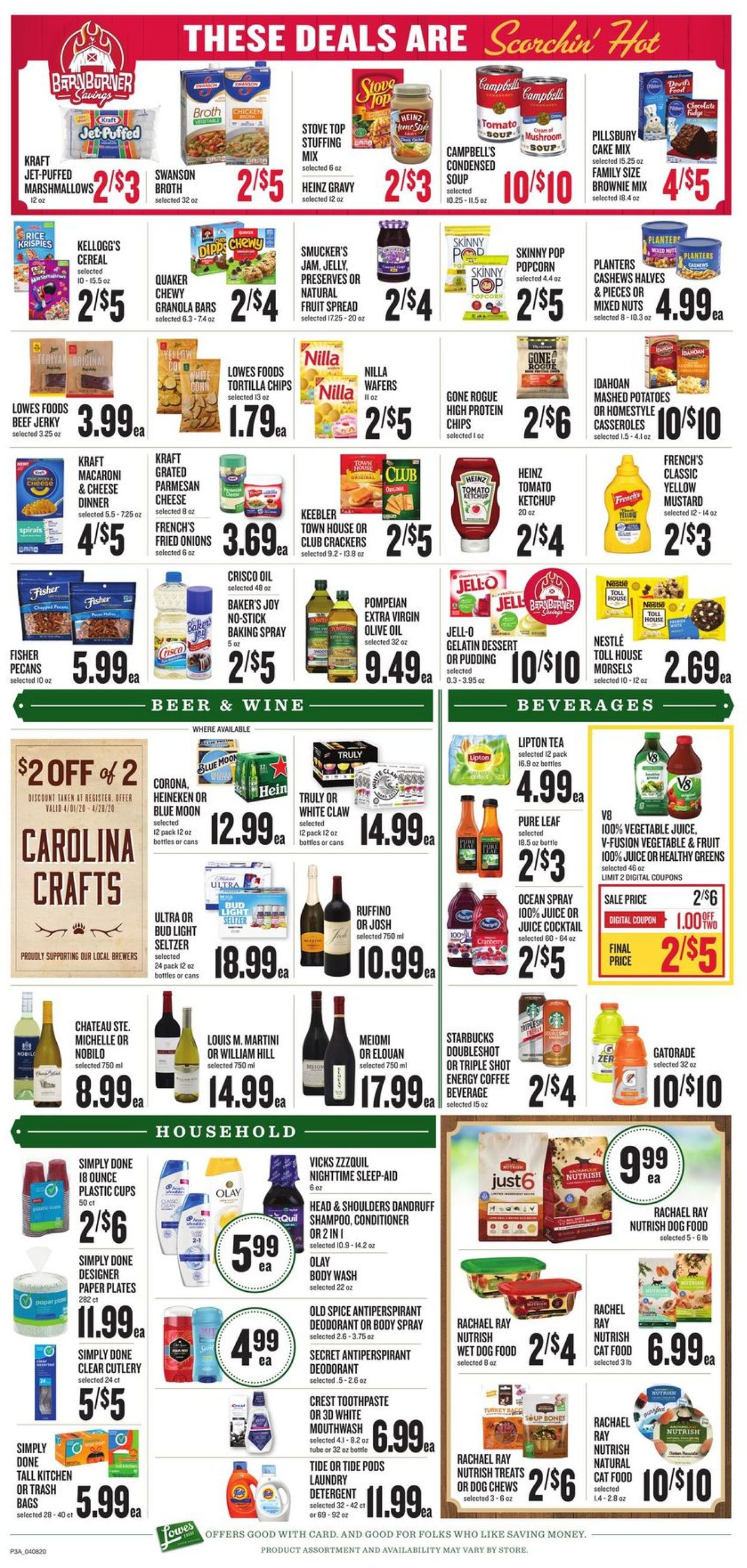 Catalogue Lowes Foods from 04/08/2020