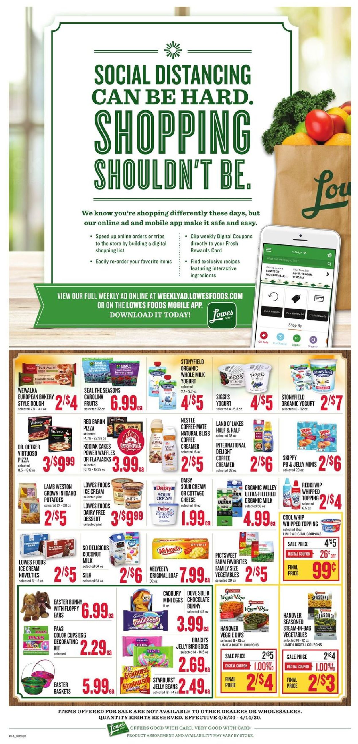 Catalogue Lowes Foods from 04/08/2020