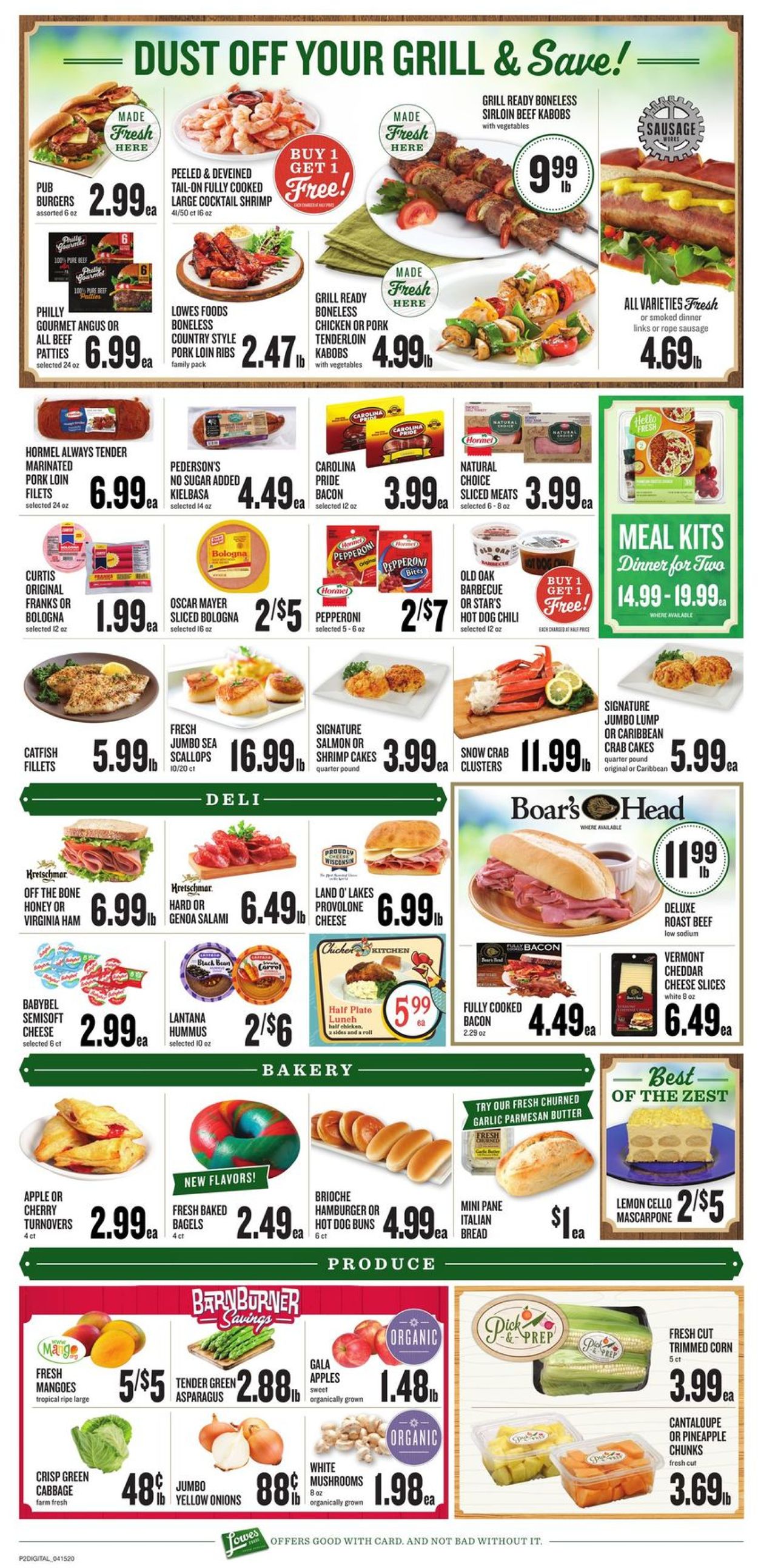 Catalogue Lowes Foods from 04/15/2020