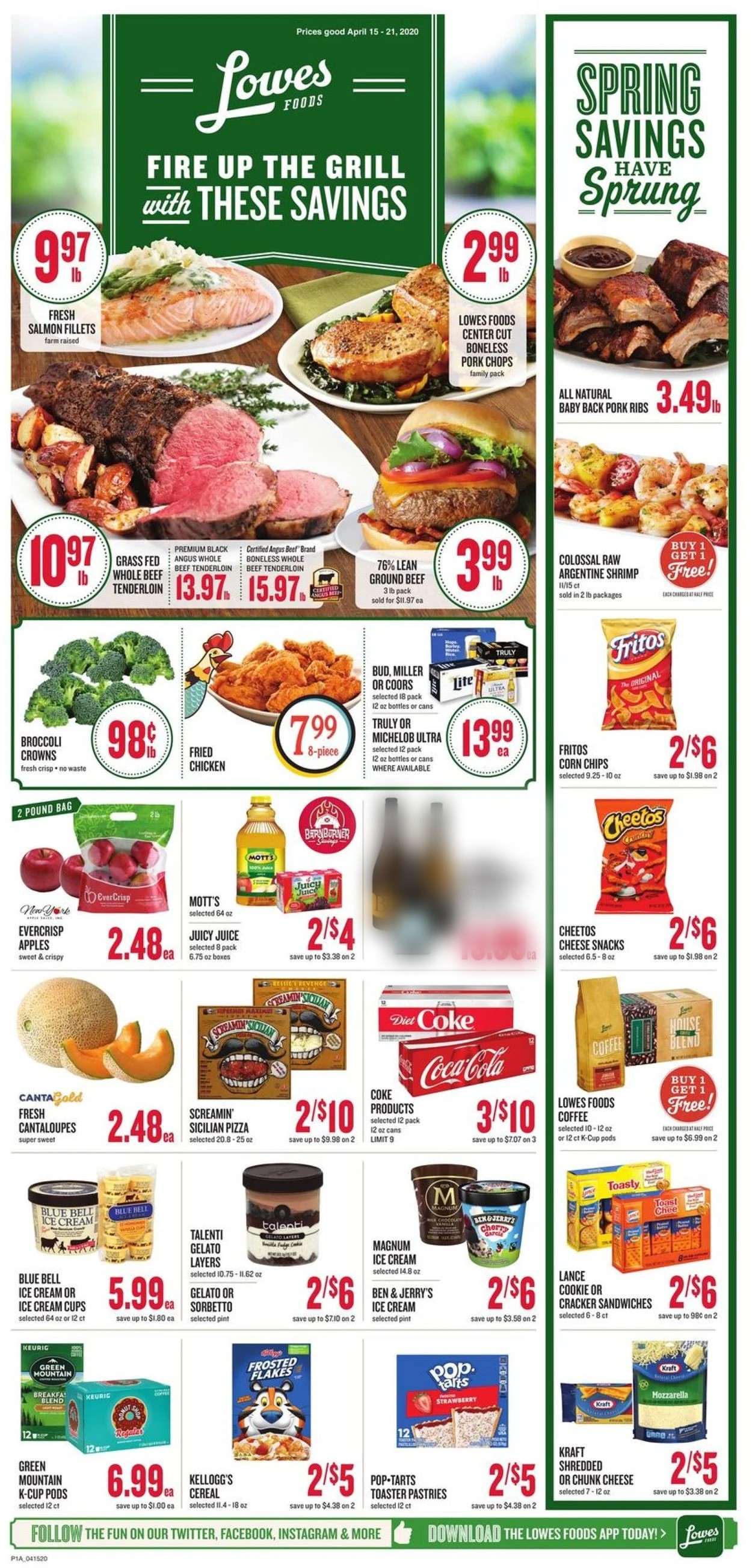 Catalogue Lowes Foods from 04/15/2020