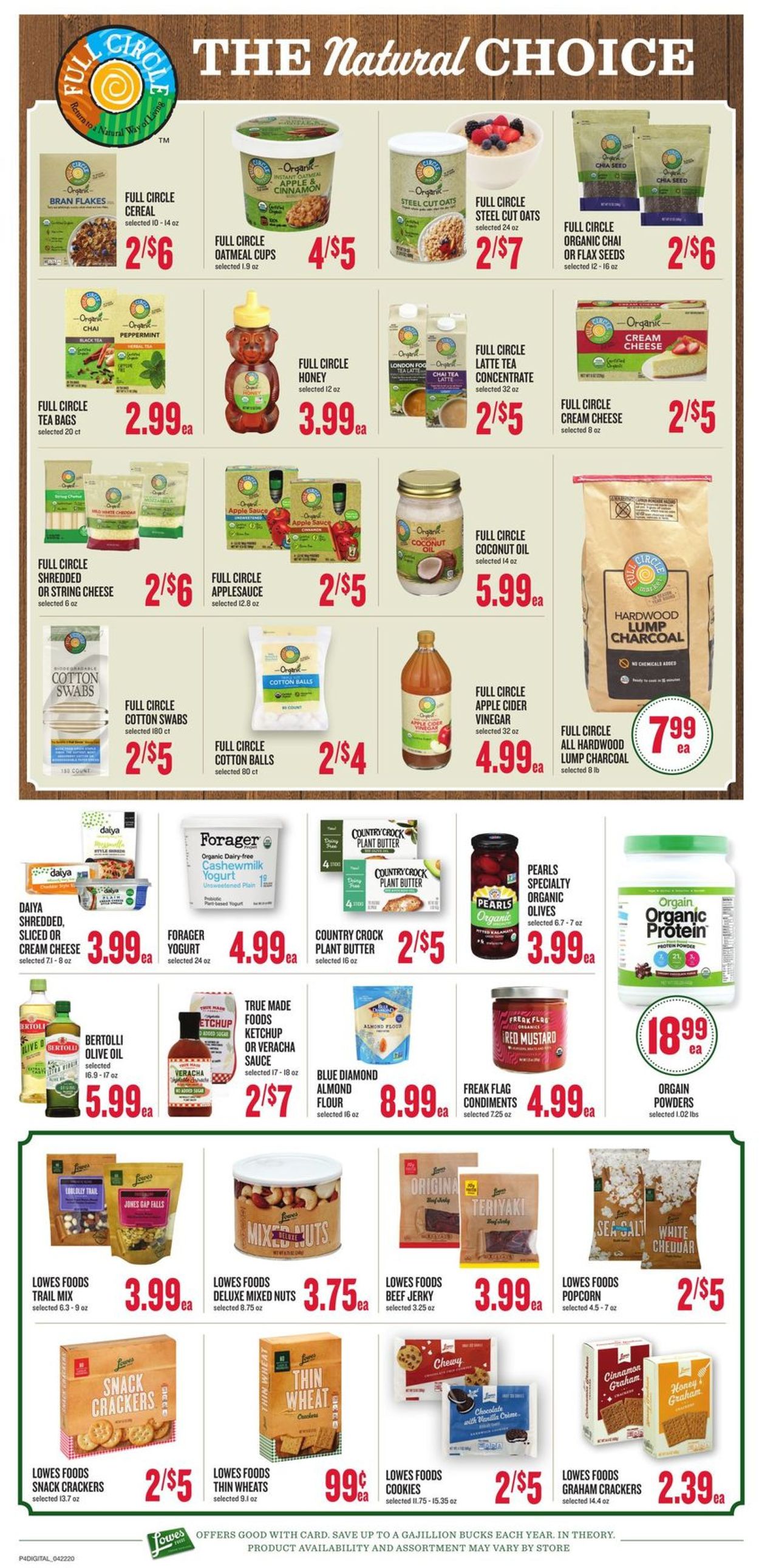 Catalogue Lowes Foods from 04/22/2020