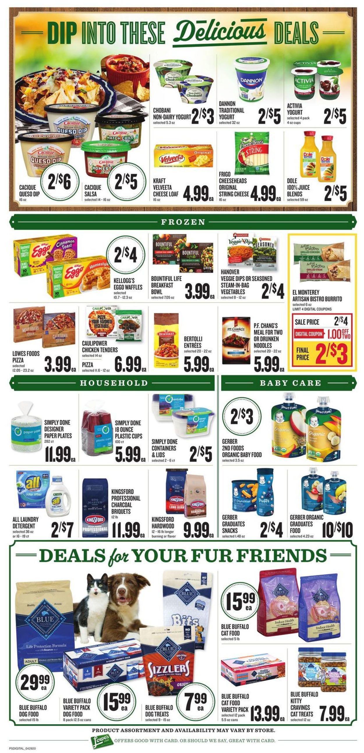 Catalogue Lowes Foods from 04/29/2020
