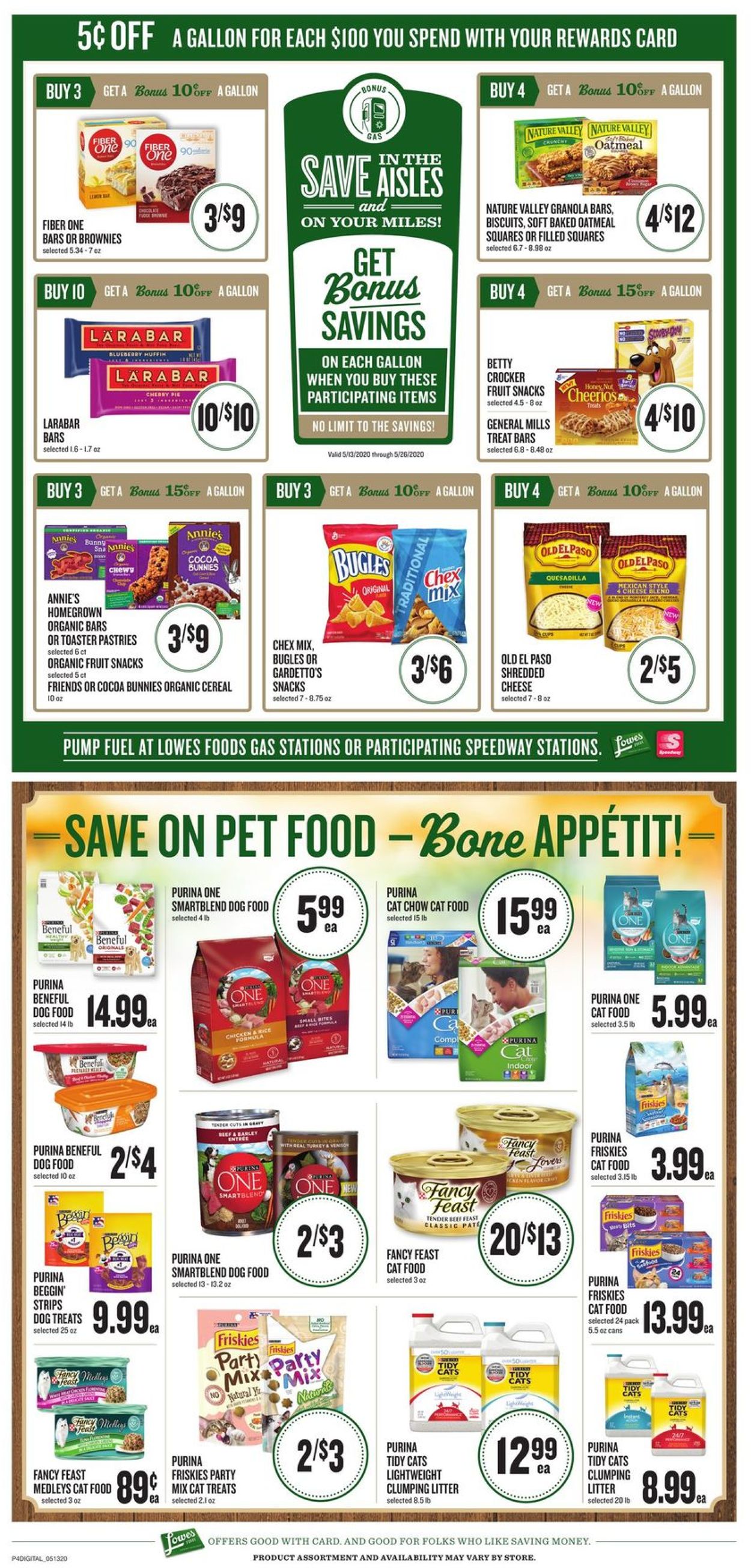 Catalogue Lowes Foods from 05/13/2020