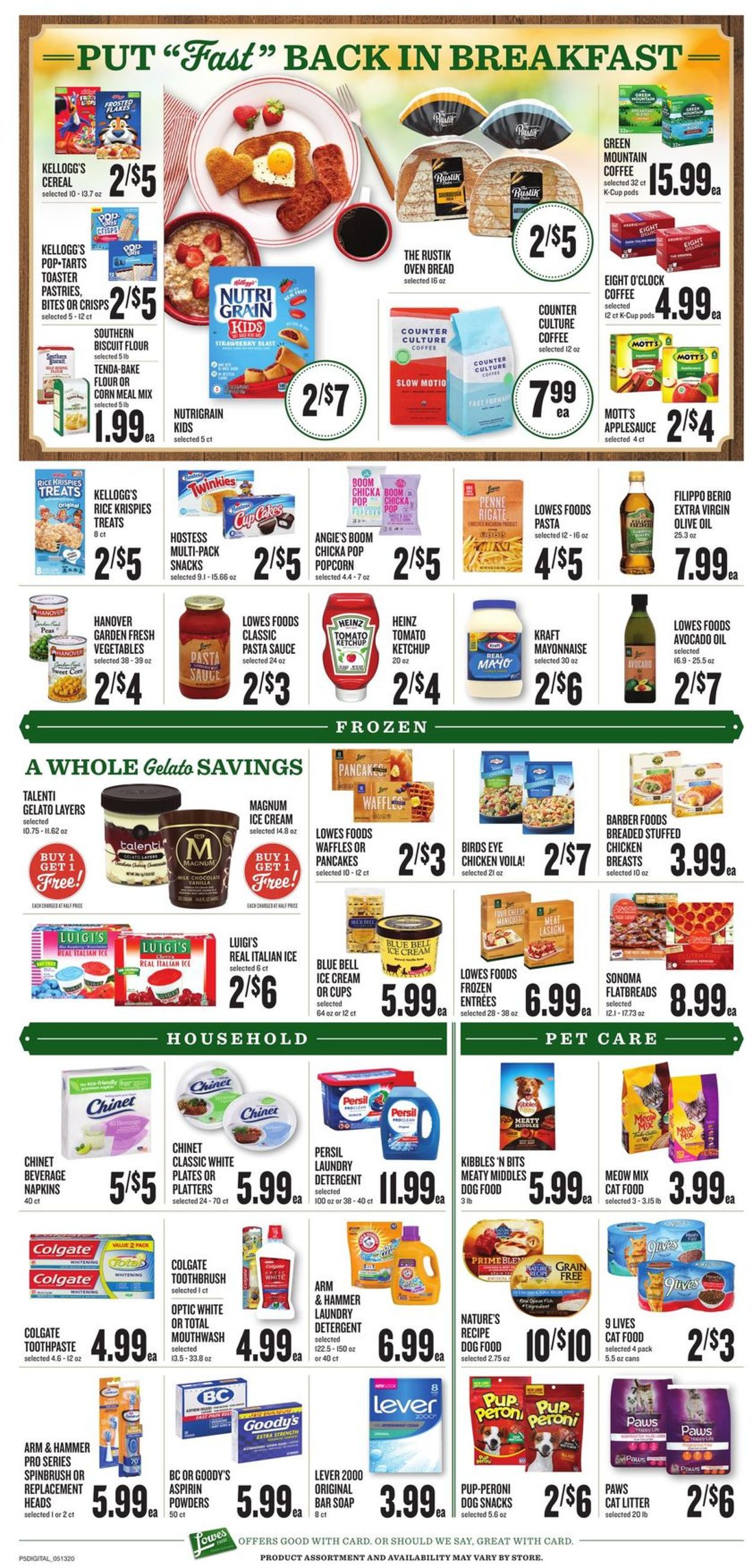 Catalogue Lowes Foods from 05/13/2020